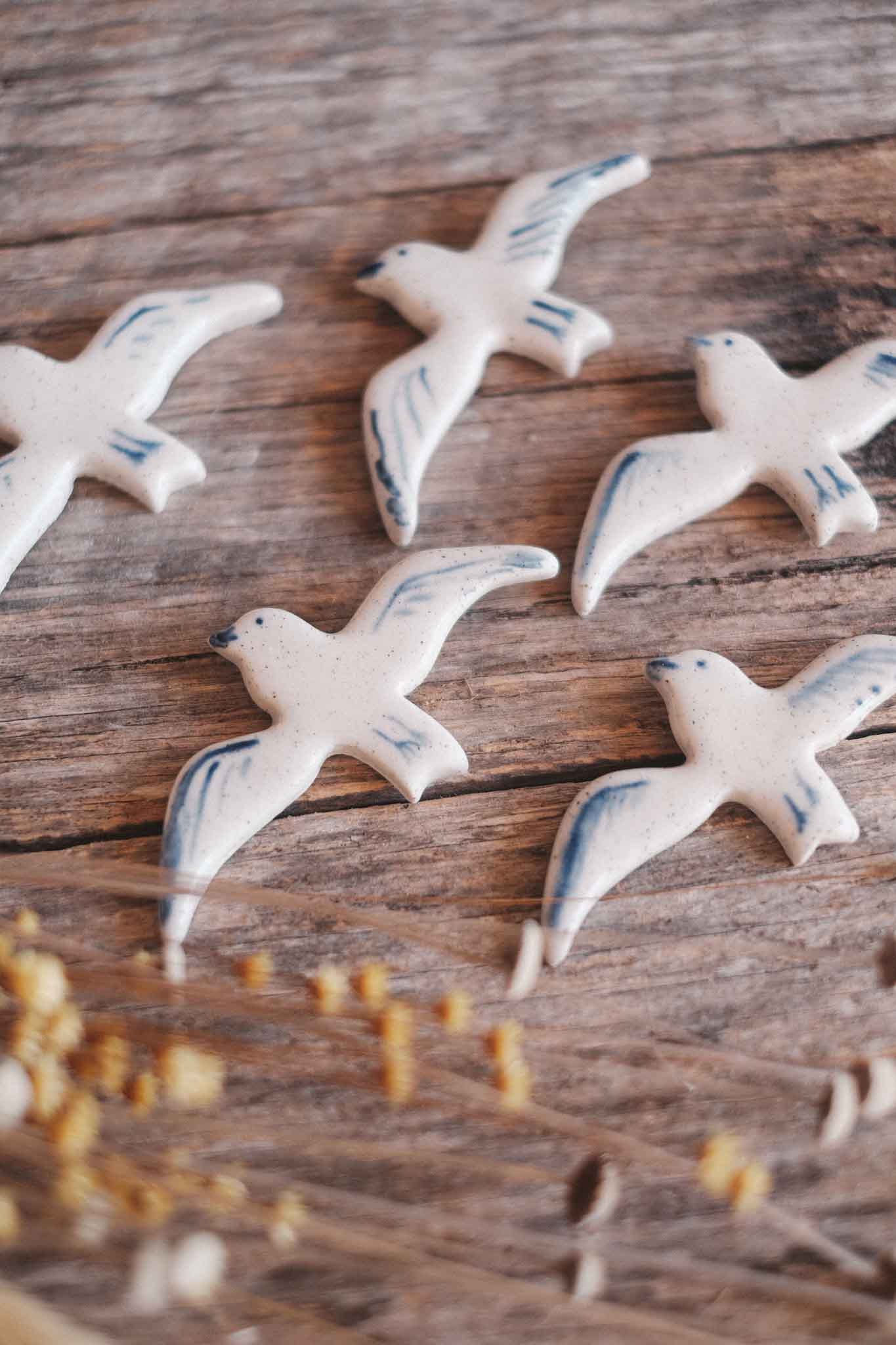 Seagull | Handmade Ceramic Fridge Magnet