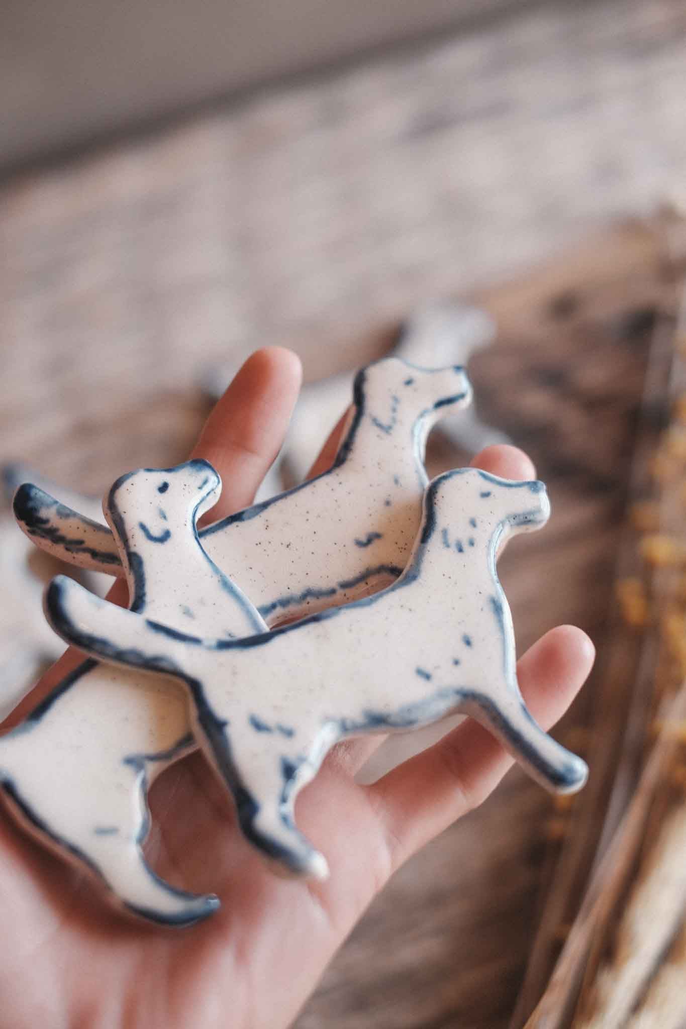 Dog | Handmade Ceramic Fridge Magnet