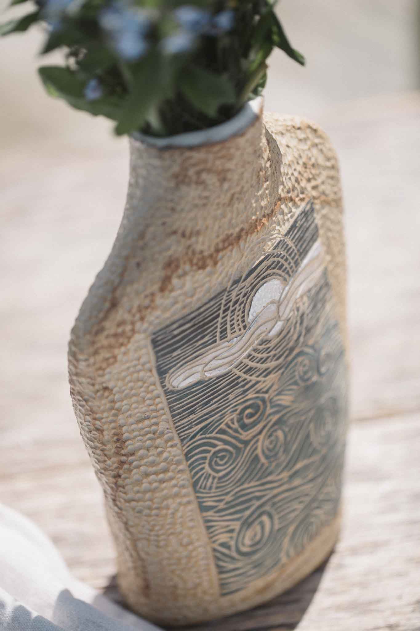 Whale Vase - Jane Chapman Collaboration