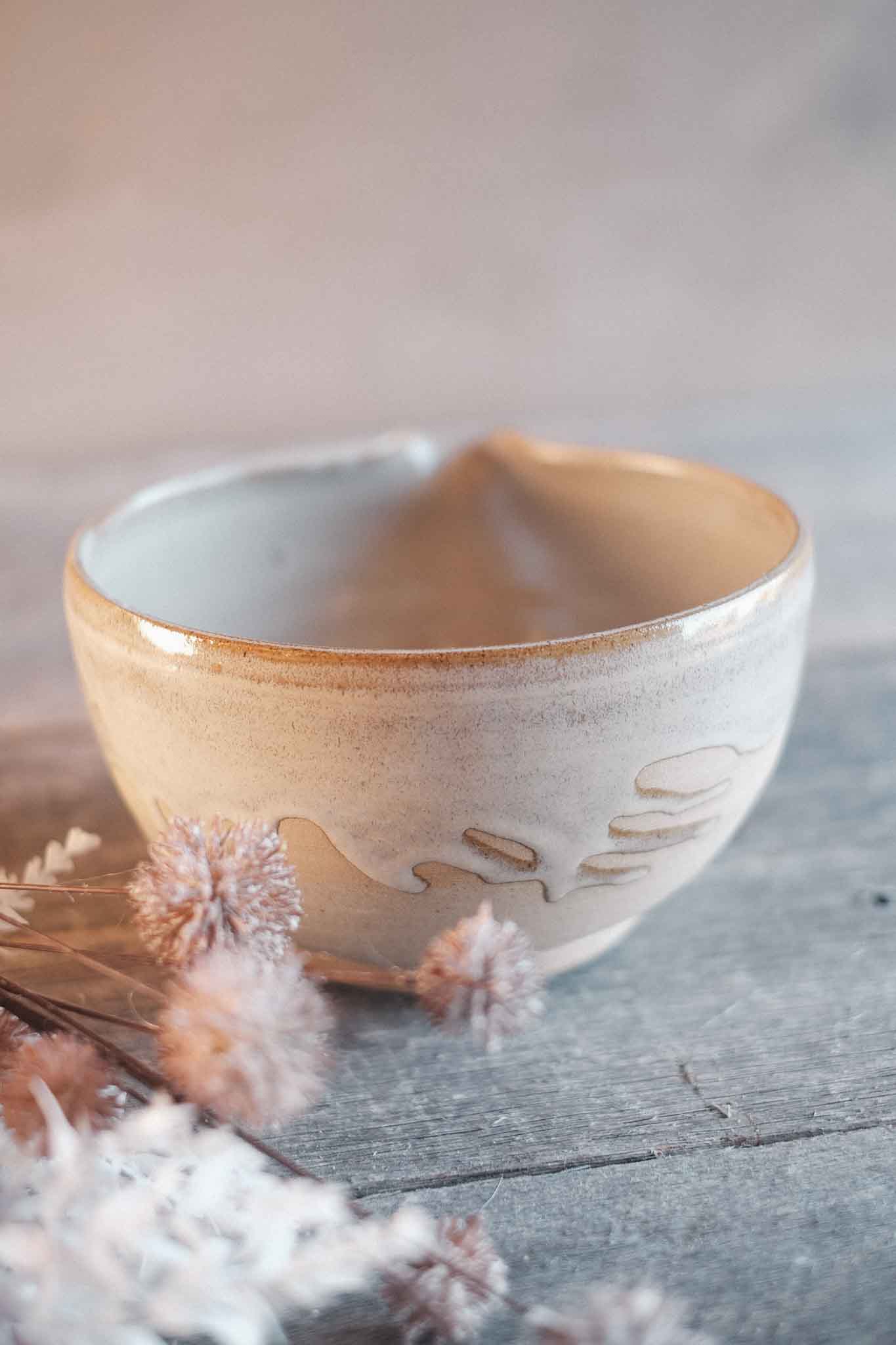 Wild Clay Mixing Bowl with Pouring Spout — Binalong Glaze