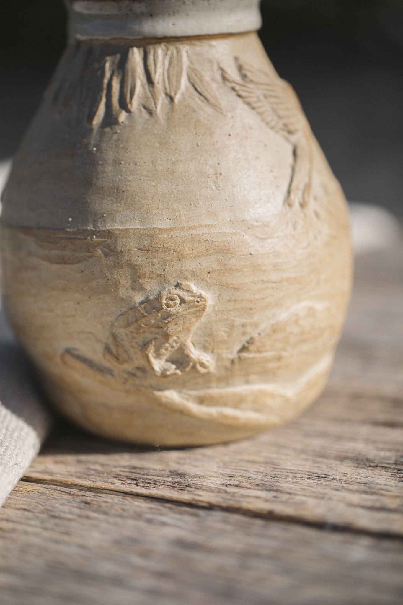 Tasmanian Wild Clay Kingfisher Vase