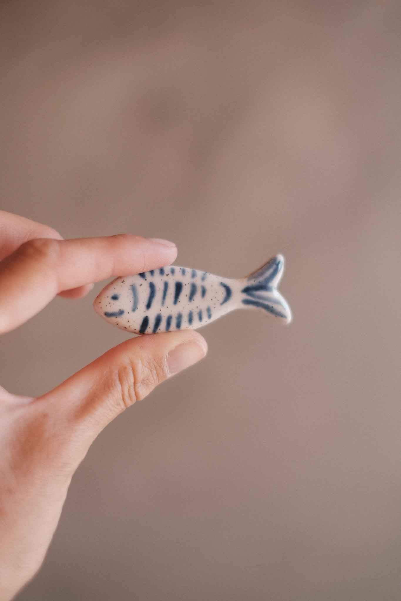 Fish | Handmade Ceramic Fridge Magnets Set of 3