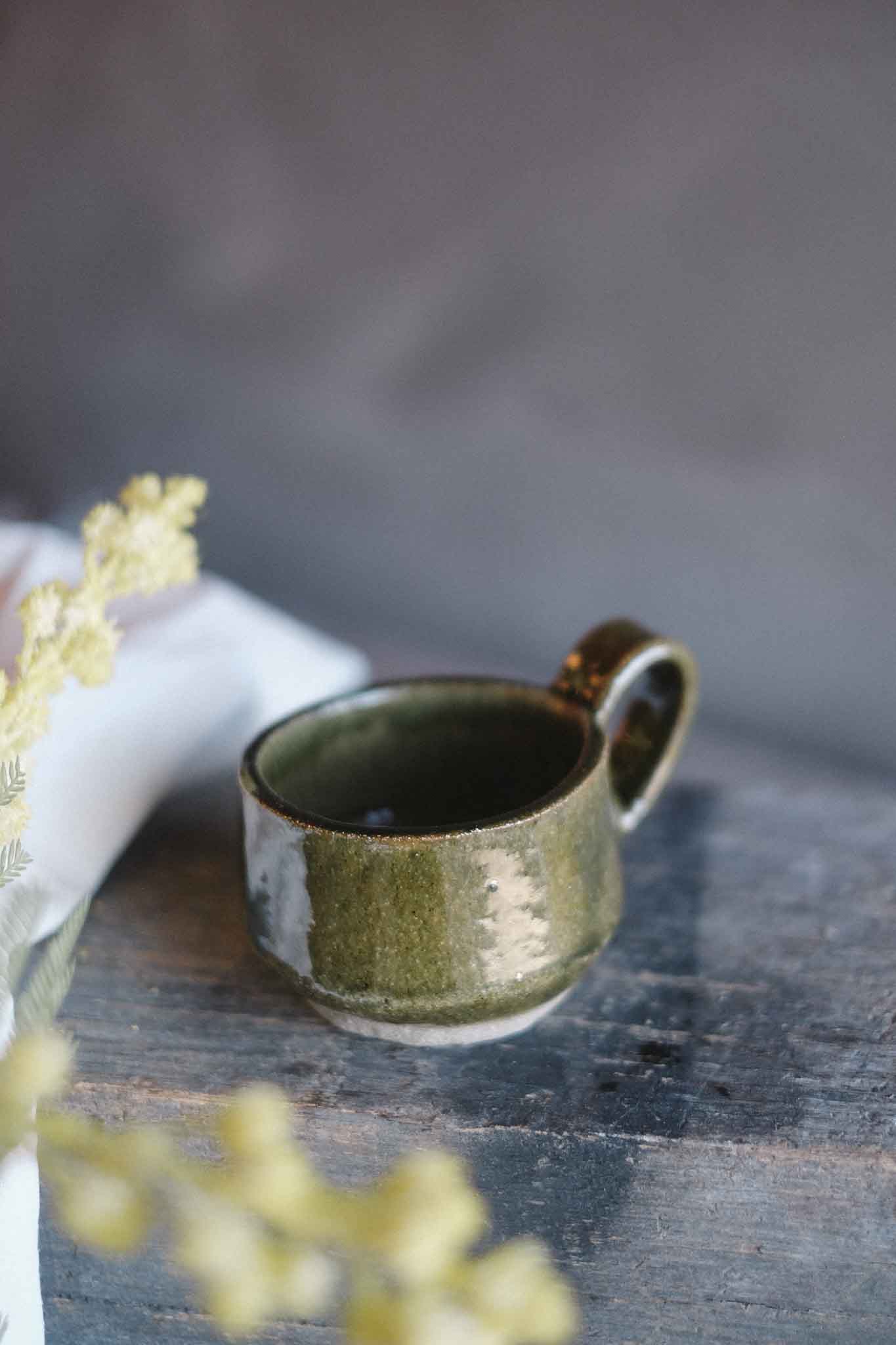 Handbuilt Ceramic Mug — Jade
