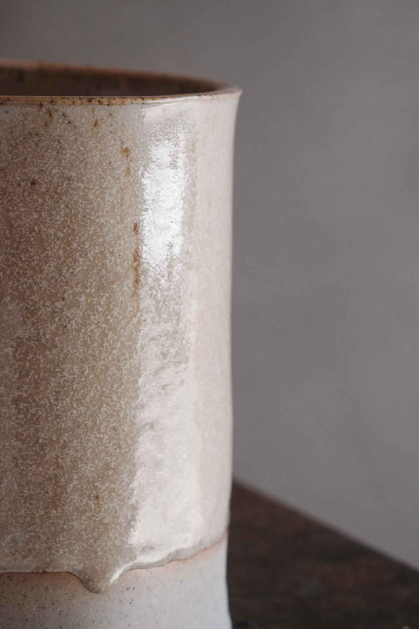 Drift-Glazed Utensil Holder/Vase