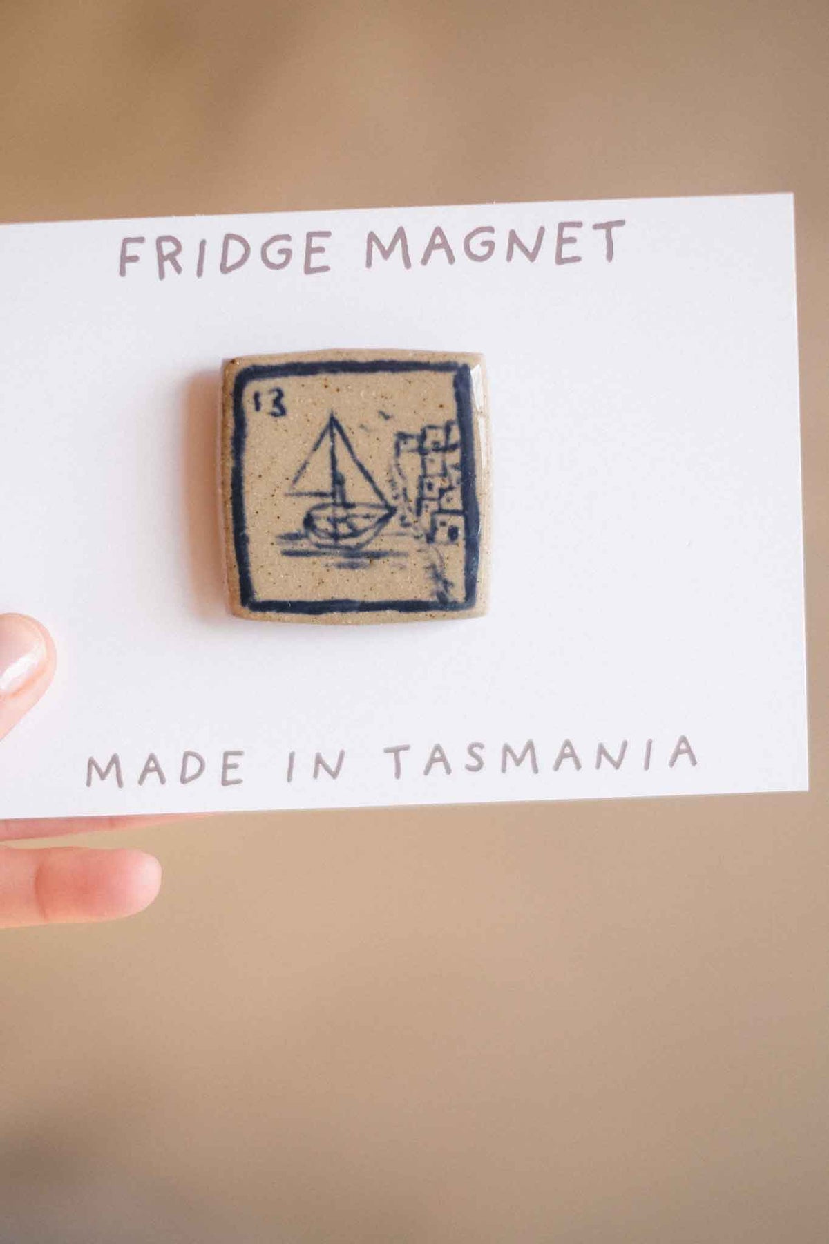 Postage Stamp Fridge Magnet