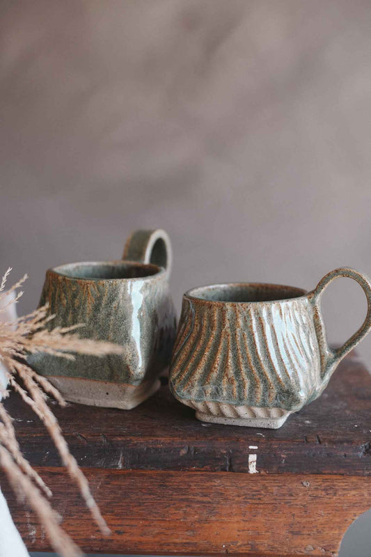 The Folded Mug | Sage