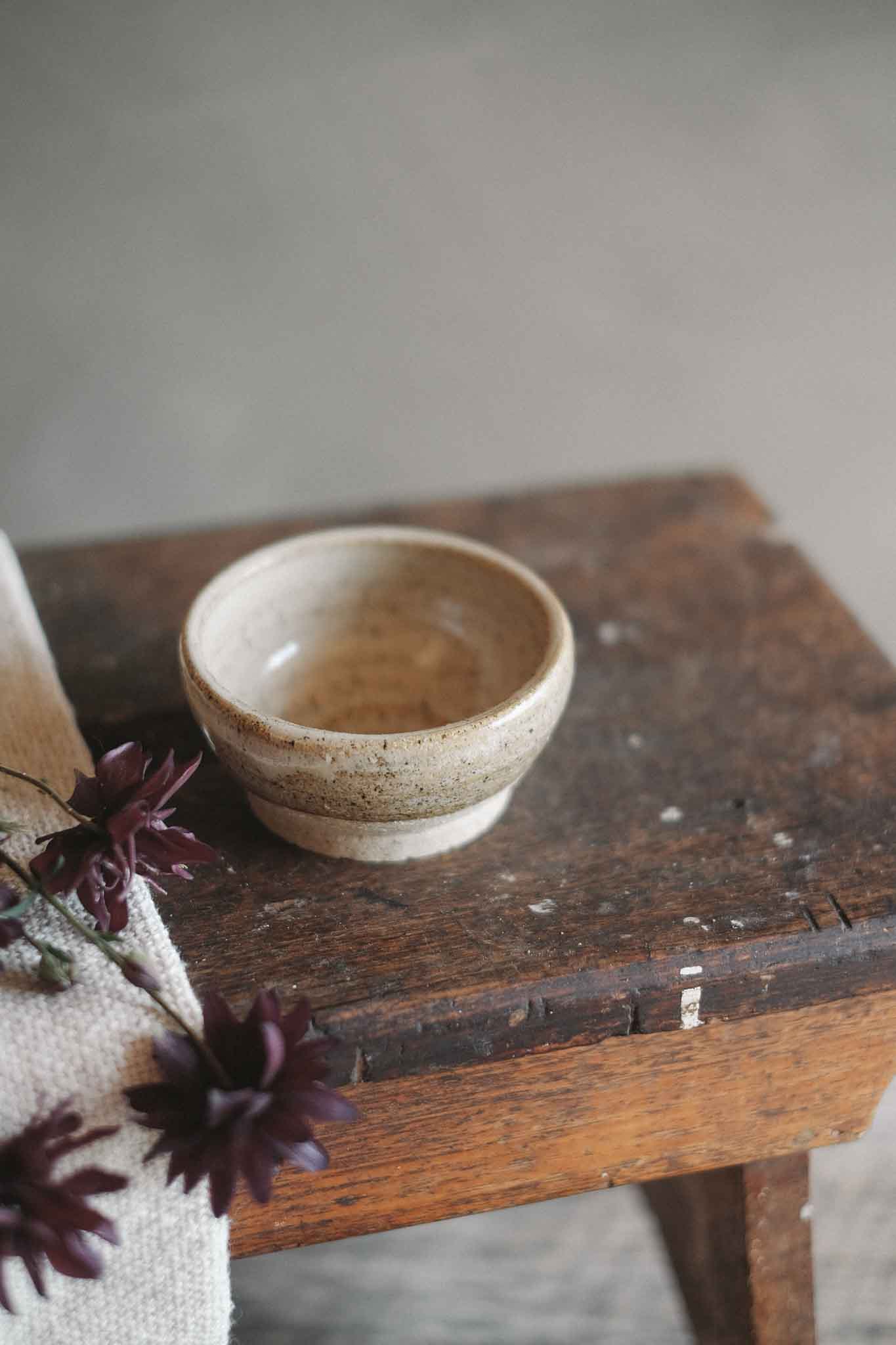 Small Wild Clay Condiment Bowl