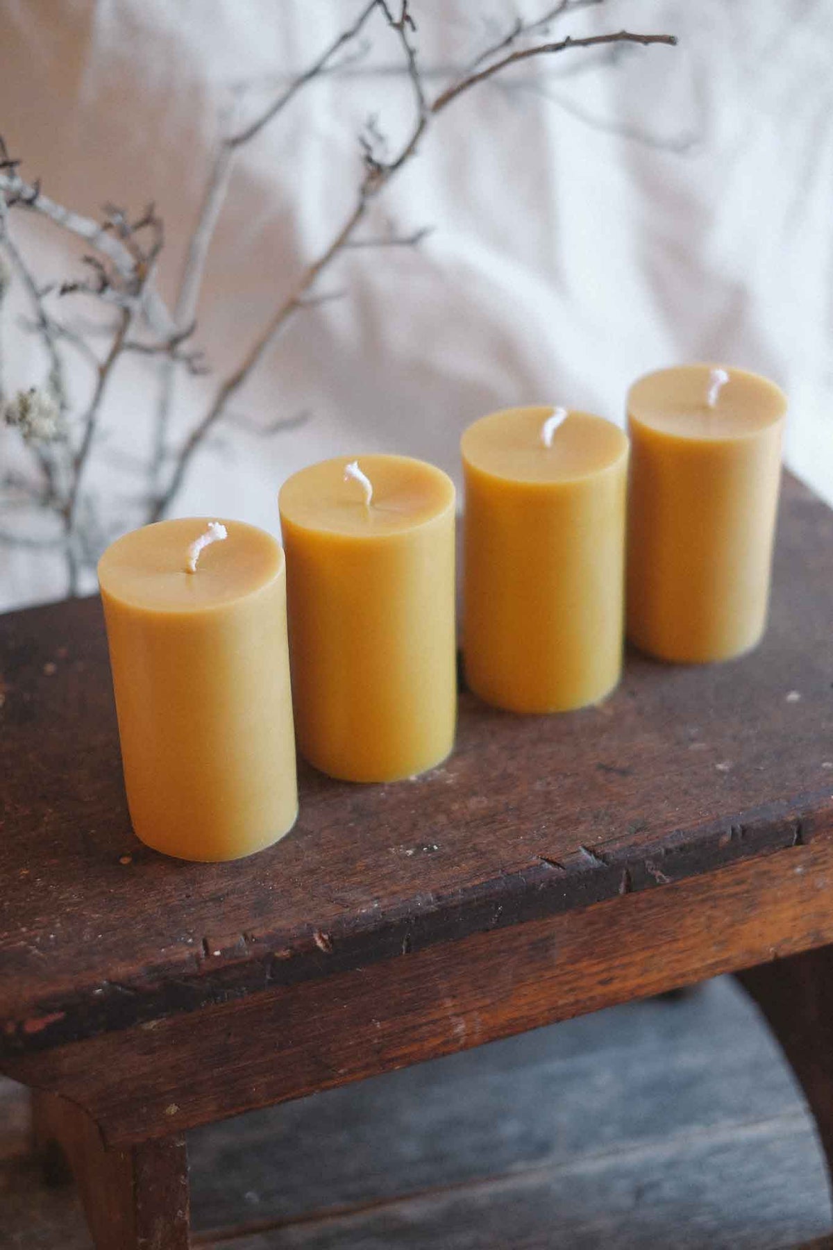Beeswax Pillar Candle
