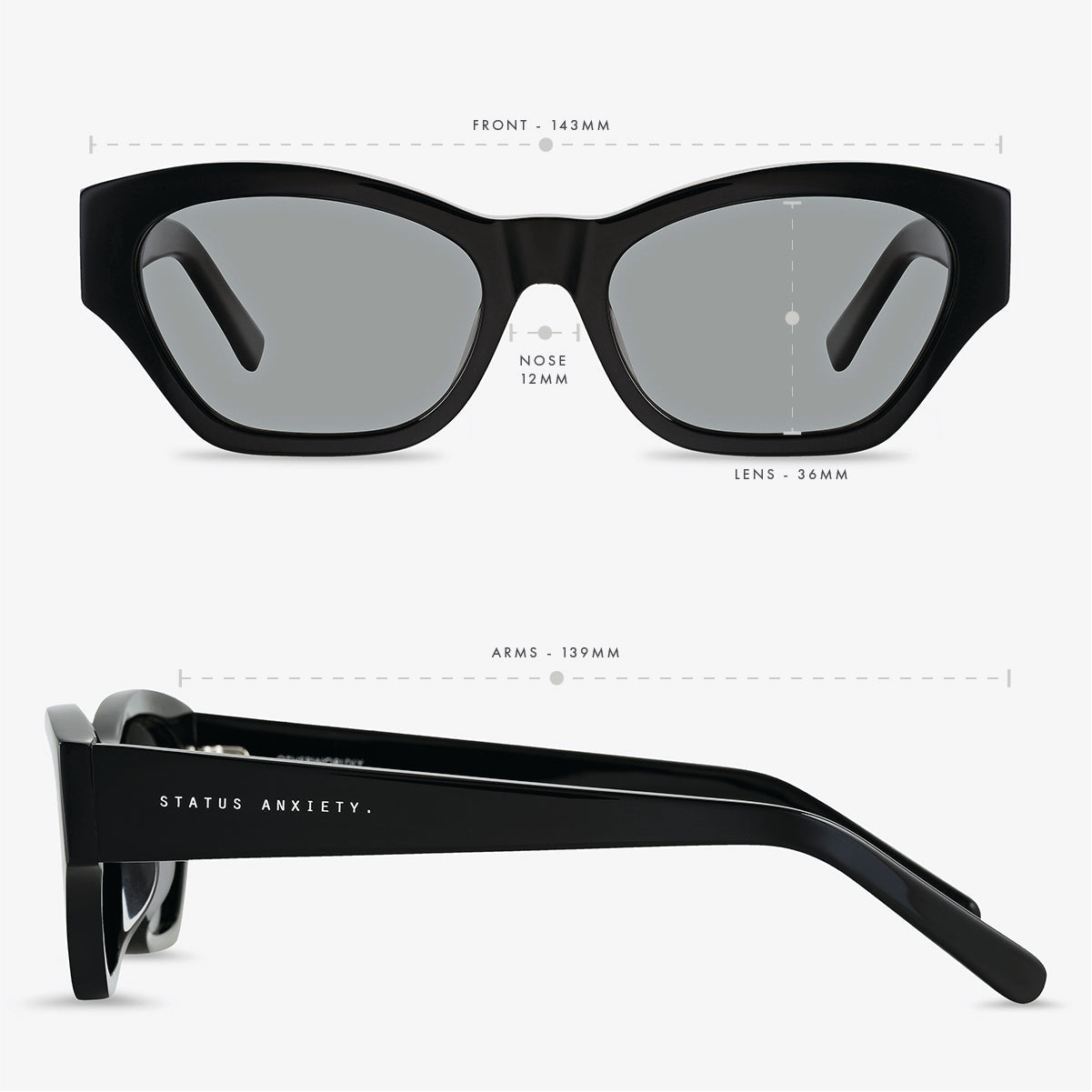 Otherwordly Sunglasses - Black