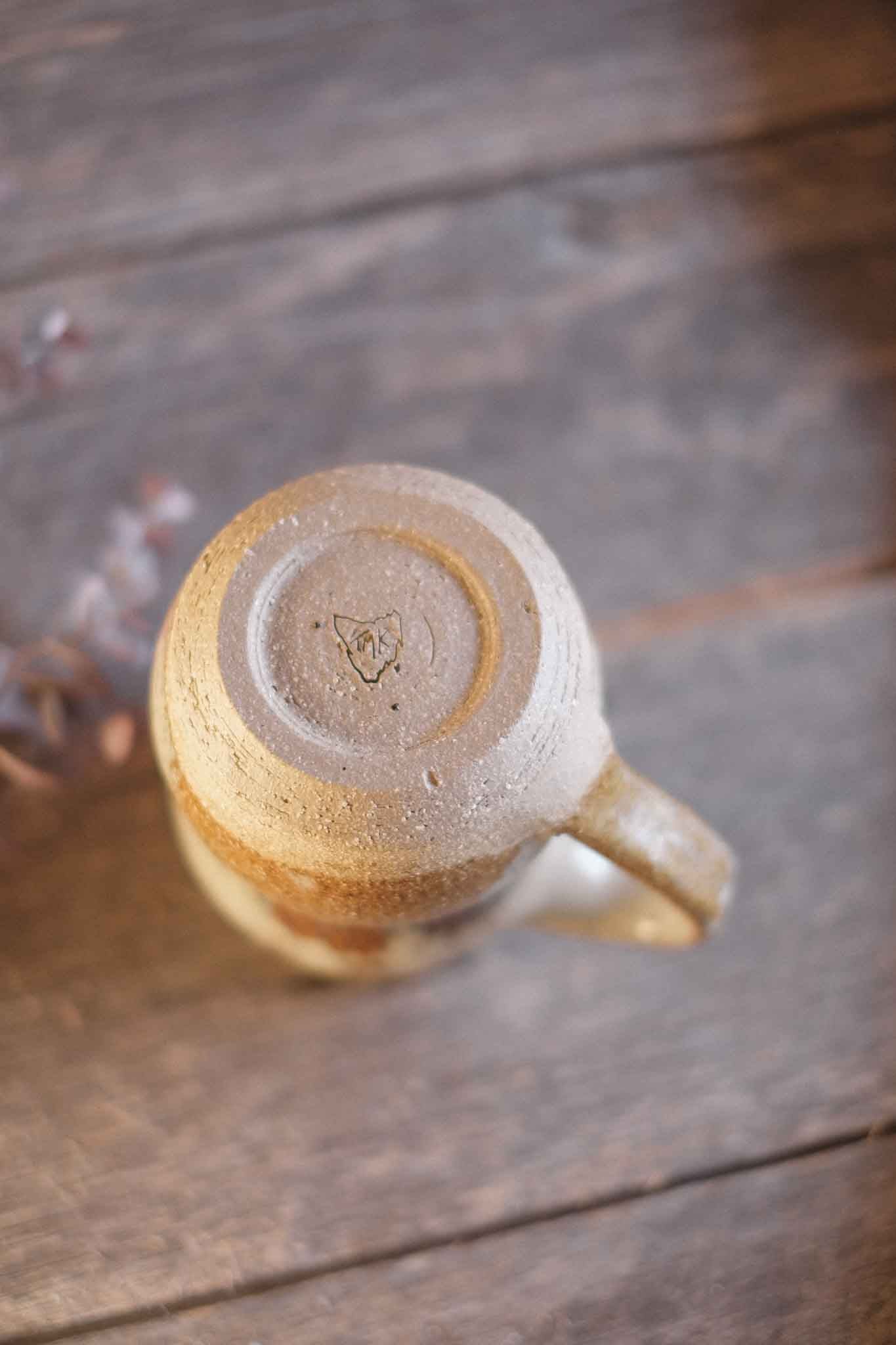 Handmade Mug — Wheel Thrown — Seaweed 2