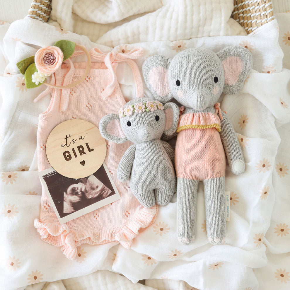 Baby Elephant (blush floral)