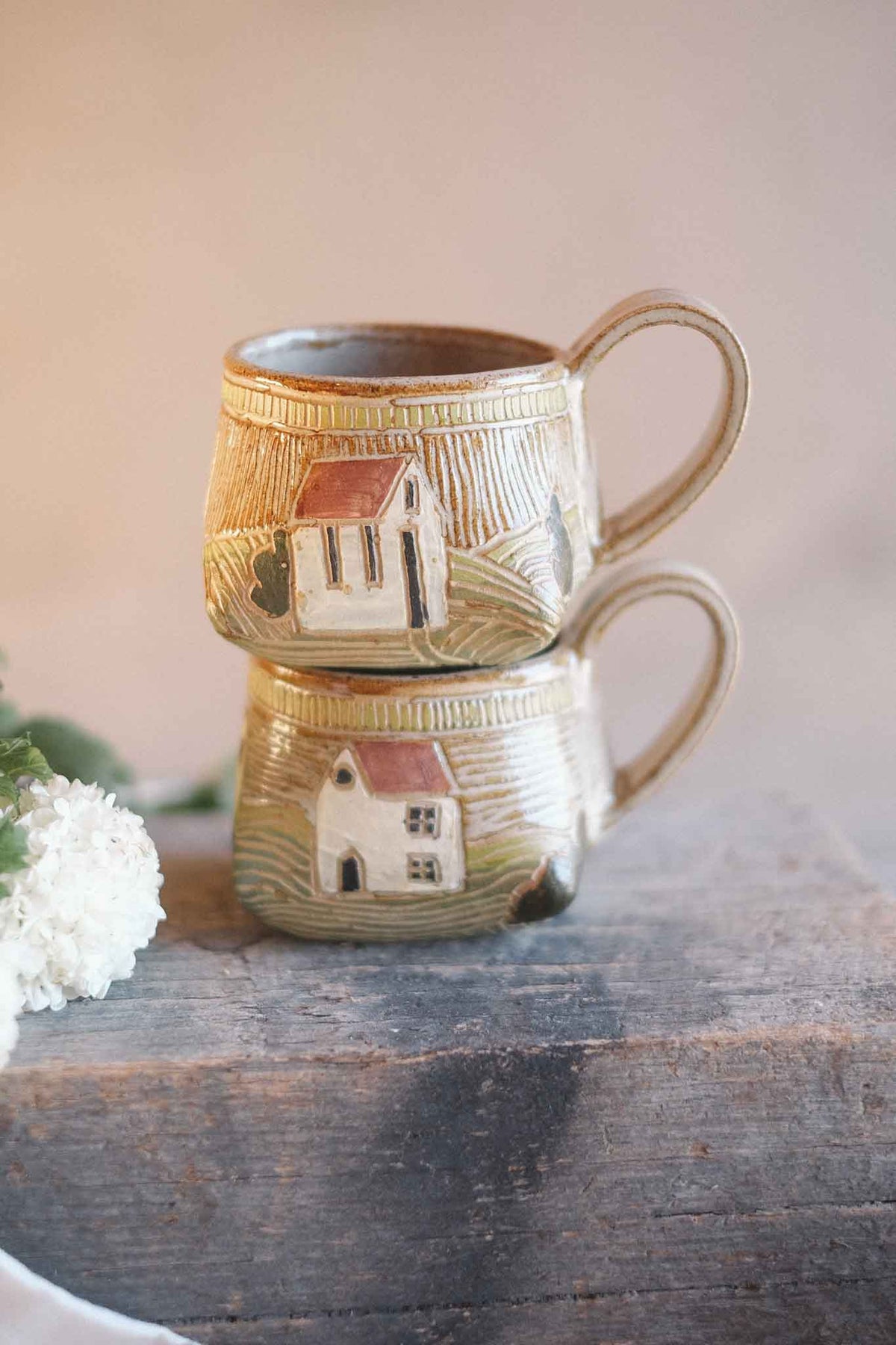 Tuscan Houses Mug – Jane Chapman Collaboration – 300ml