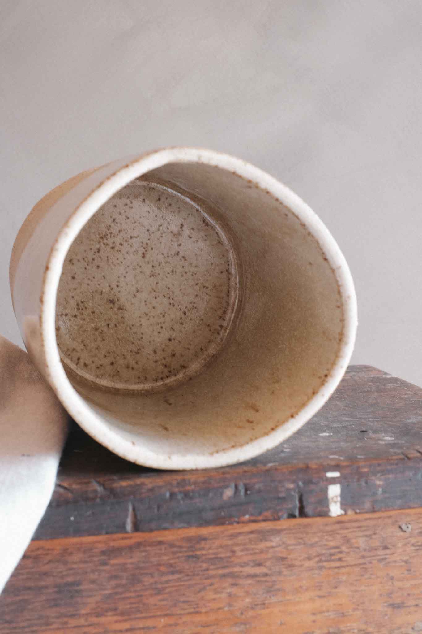 Drift-Glazed Utensil Holder/Vase