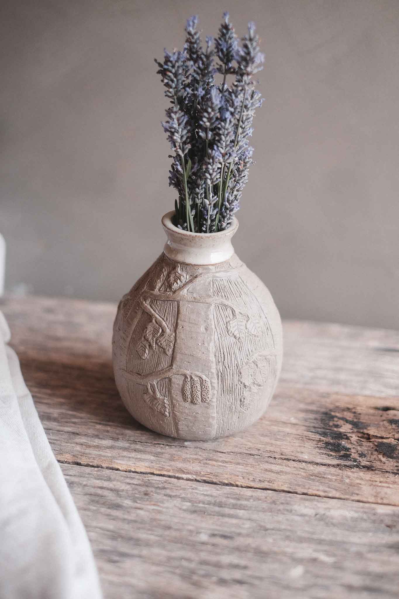Silver Birch Carved Vase — in collaboration with Jane Chapman