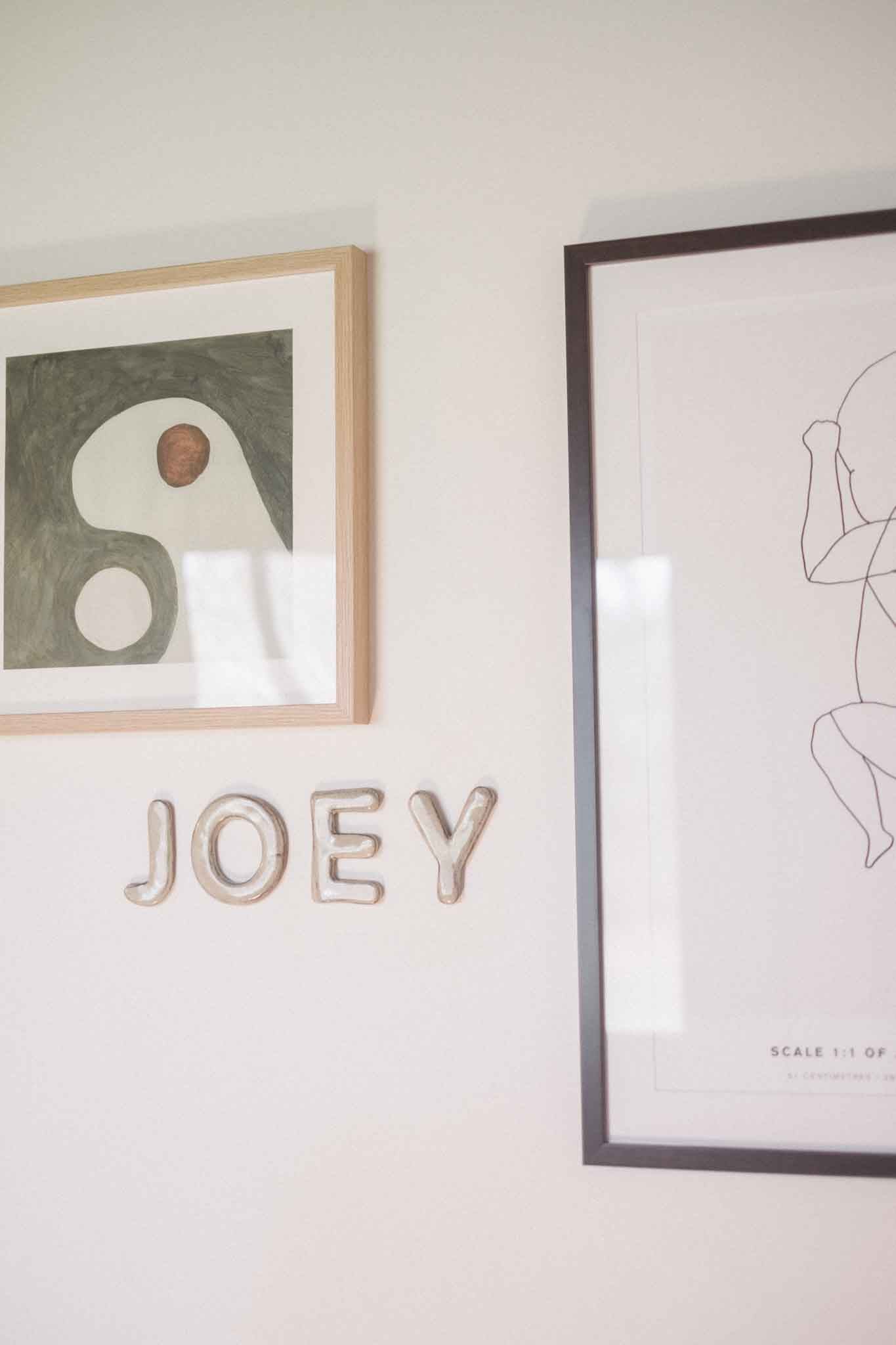Handcrafted Ceramic Letters