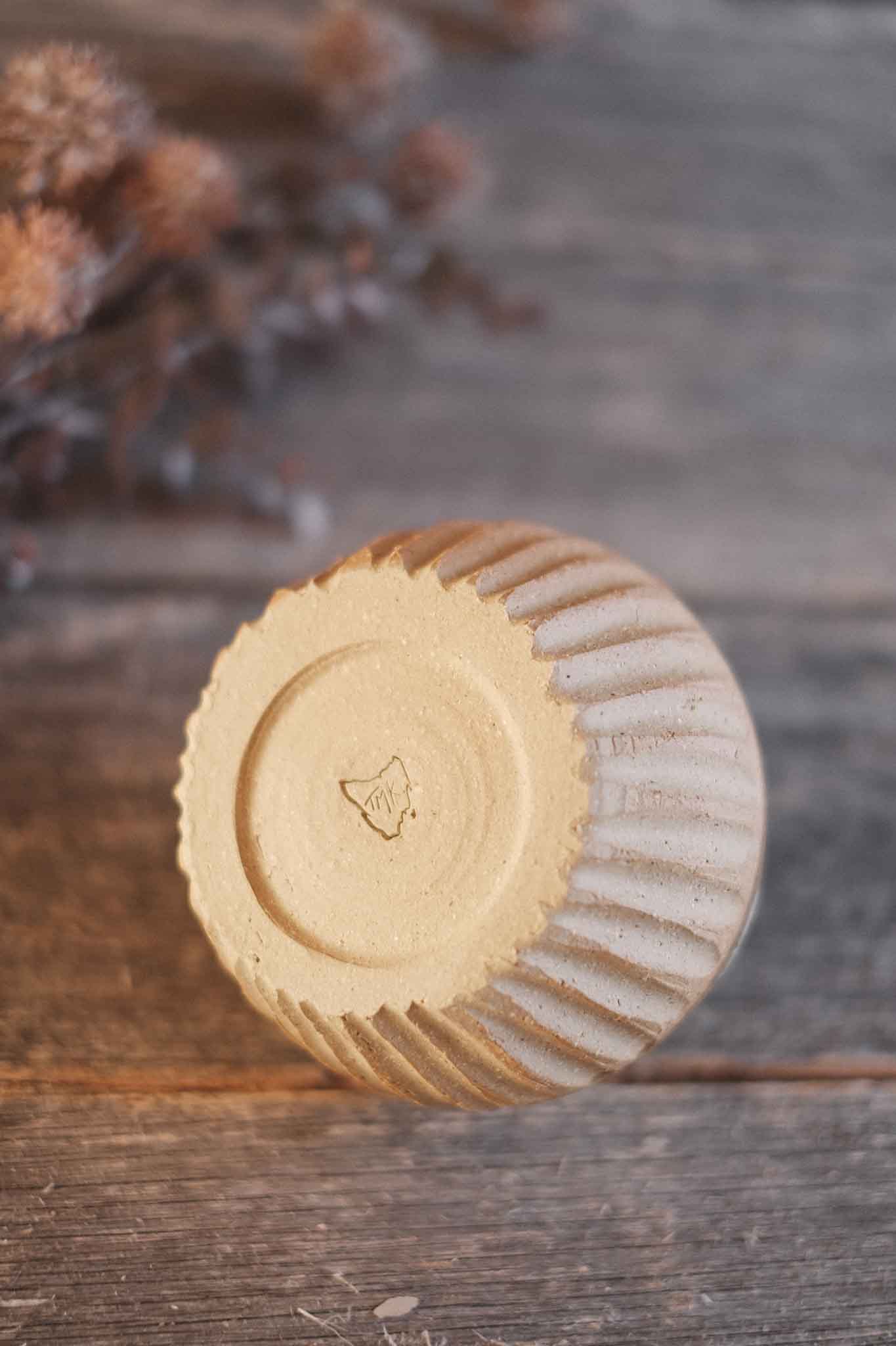 Carved Bud Vase — Medium — Ember