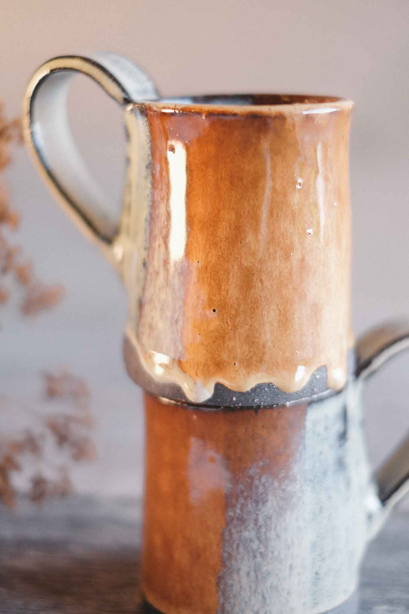 Lichen Black Clay Mug – 300ml