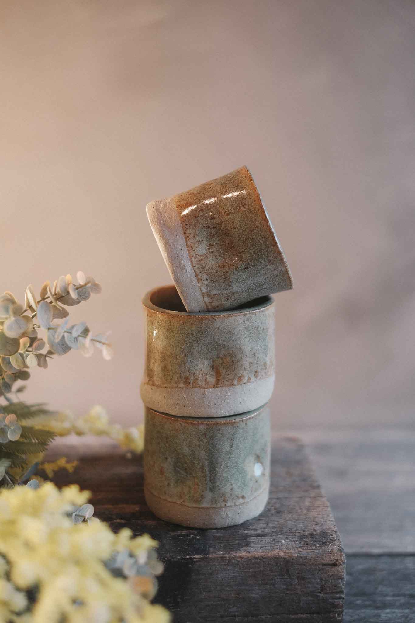 Wabi Sabi Latte Cup — Sage