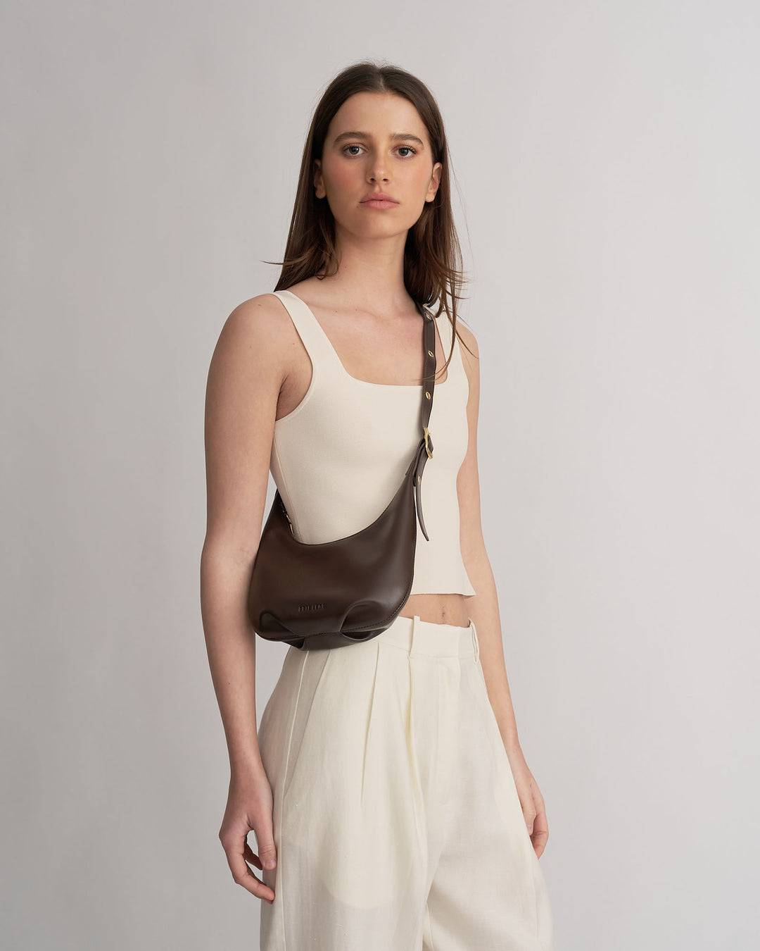 Everyday Croissant Mini Bag | Chocolate