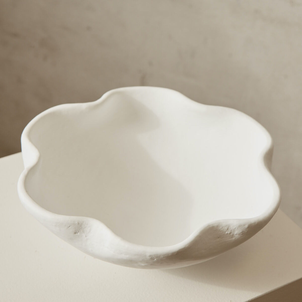 Clementine Bowl | Small | White Unglazed