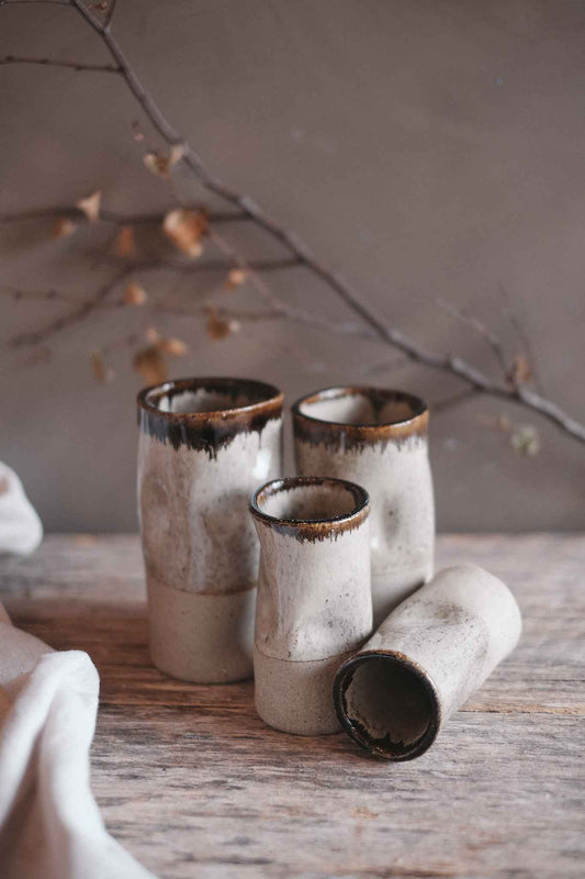 Wabi-Sabi Bud Vase — Ember | Medium