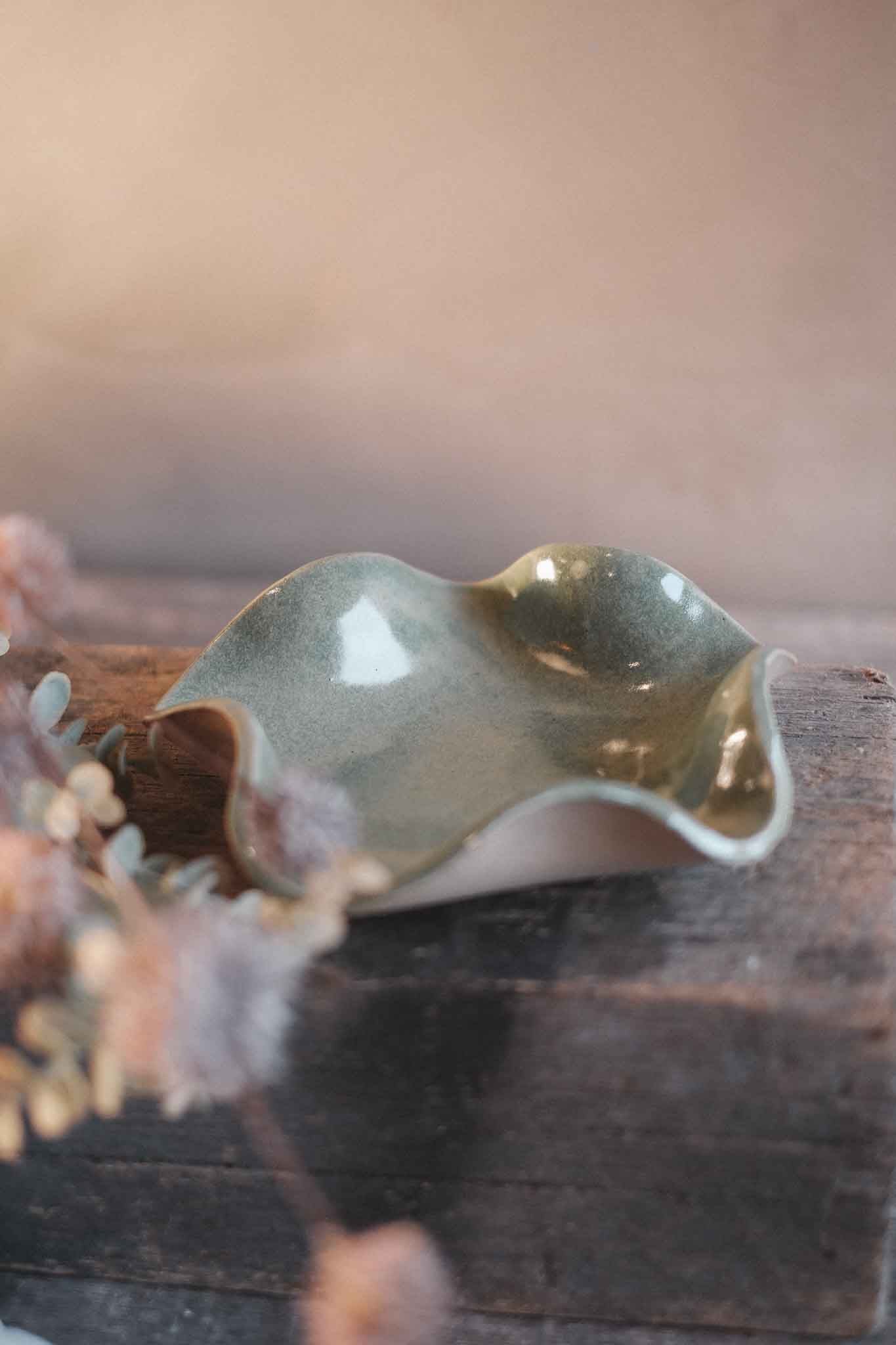 Small Ruffle Bowl — Sage