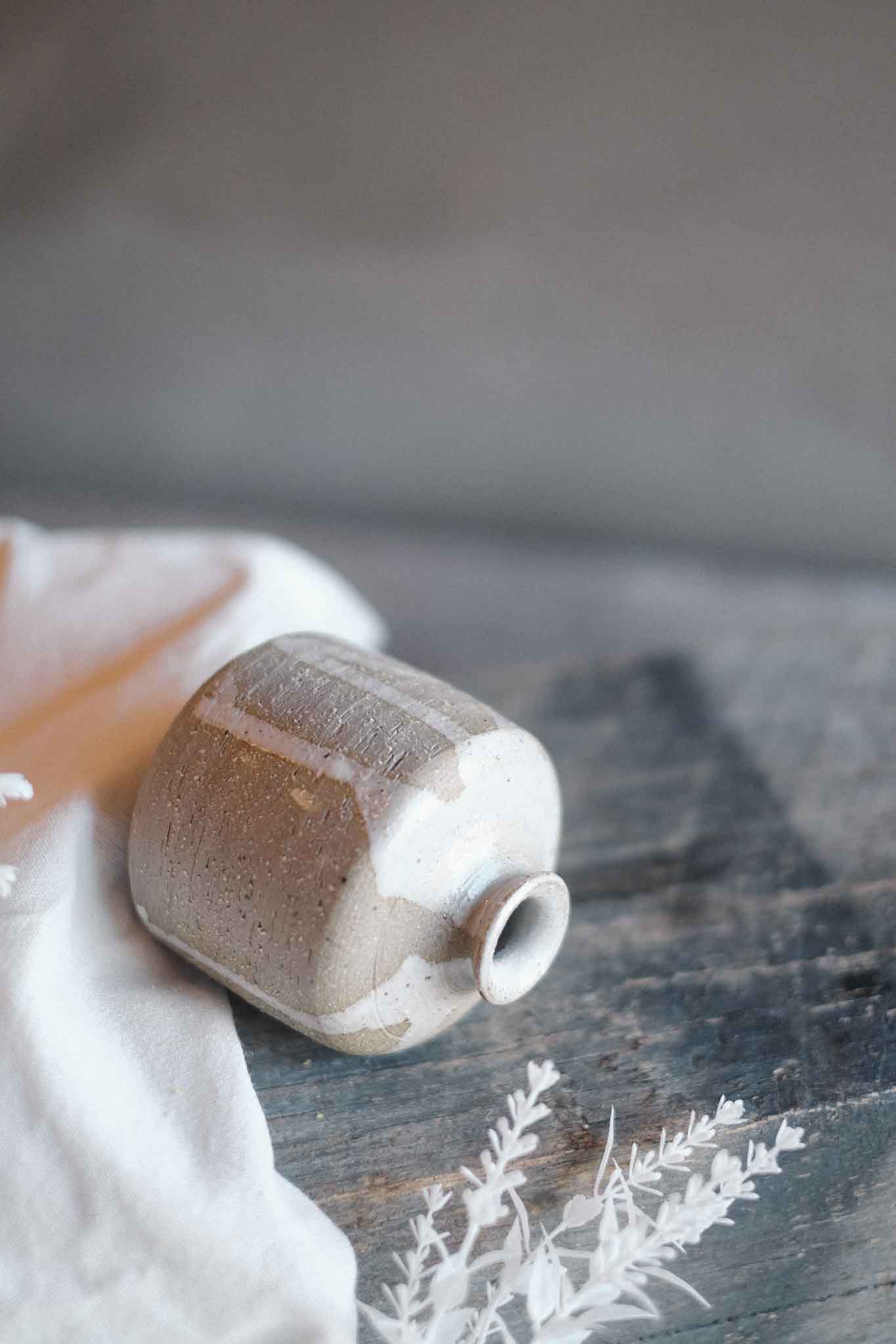 Handcrafted Wild Clay Bud Vase