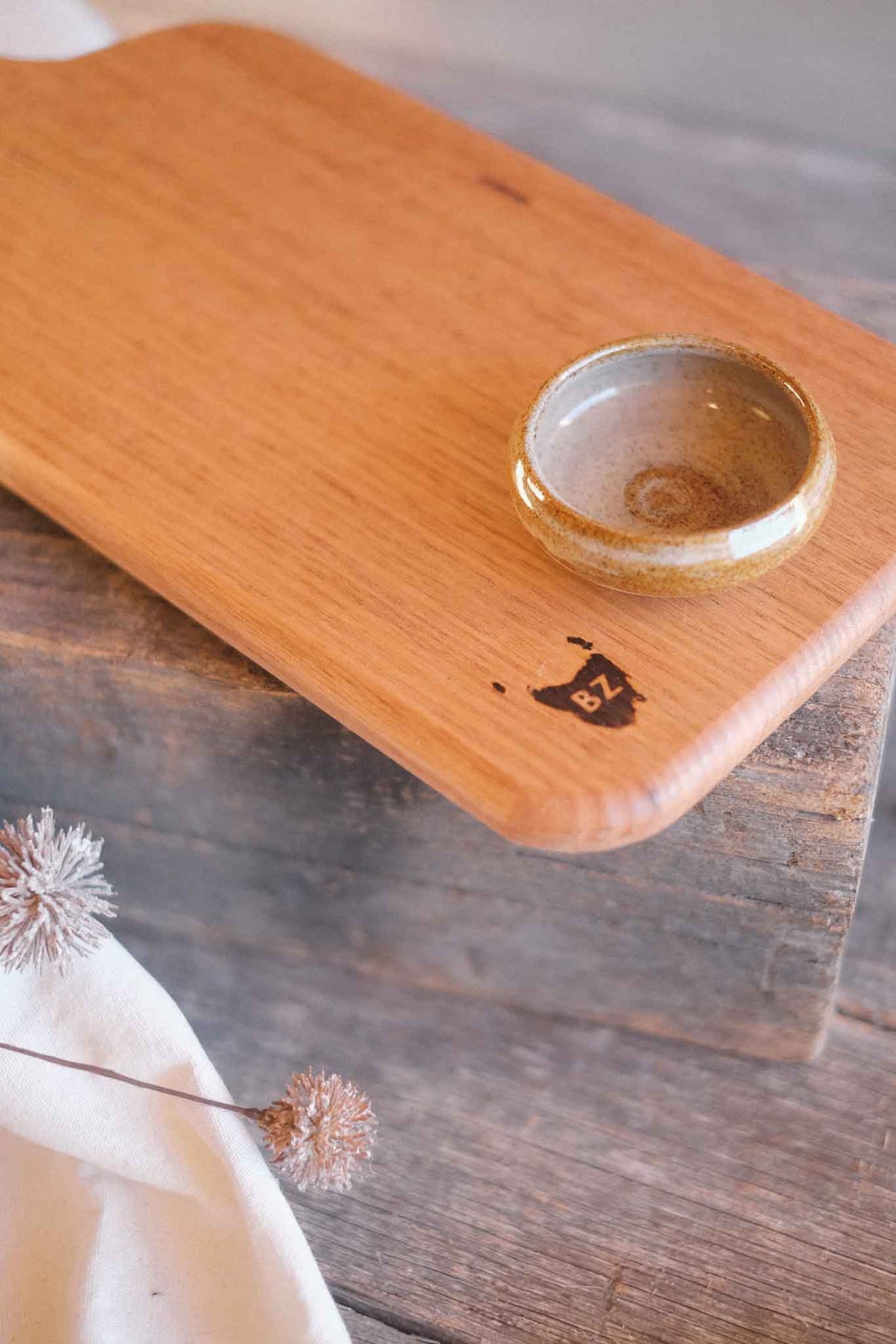 Olive & Dip Serving Board – Small – 45cm x 18cm