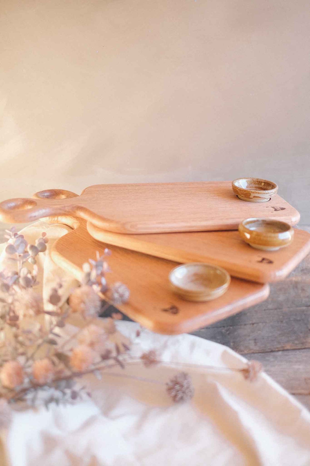 Olive & Dip Serving Board – Small – 45cm x 18cm