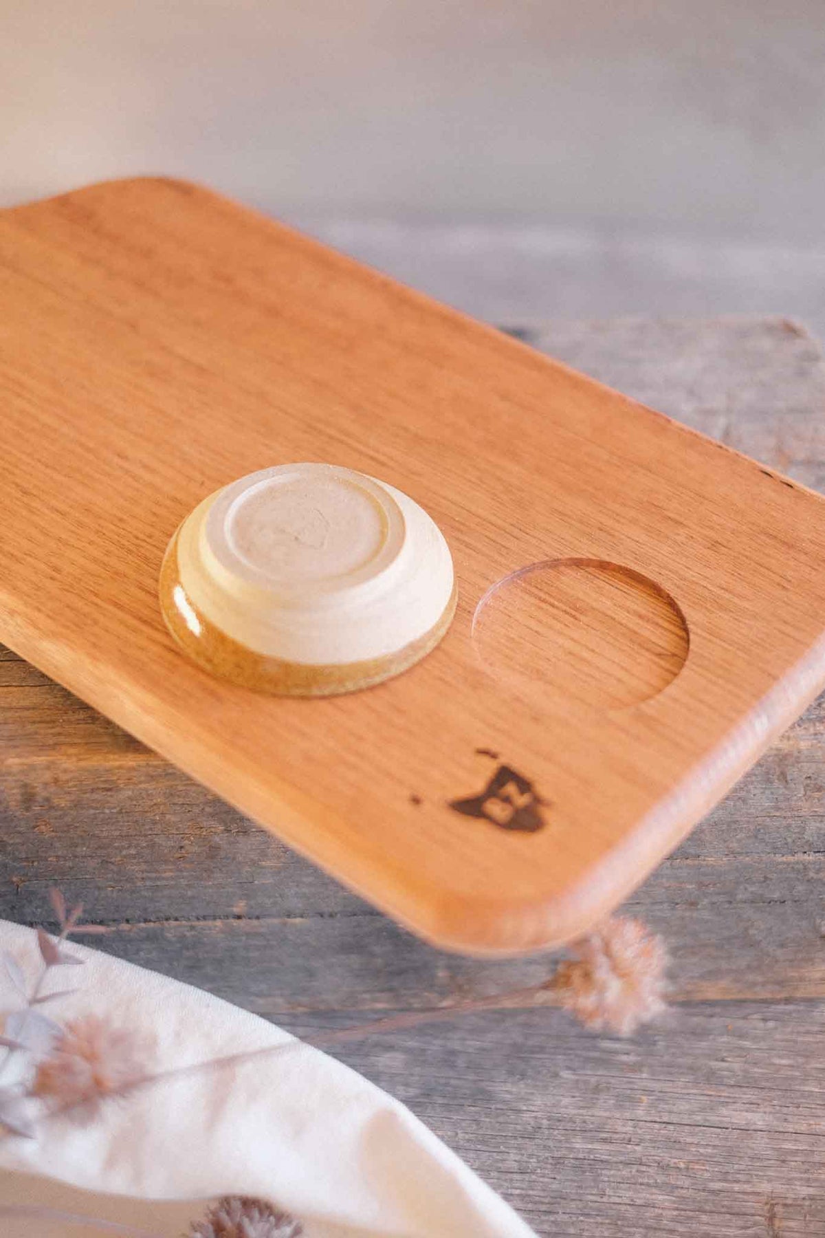 Olive & Dip Serving Board – Small – 45cm x 18cm