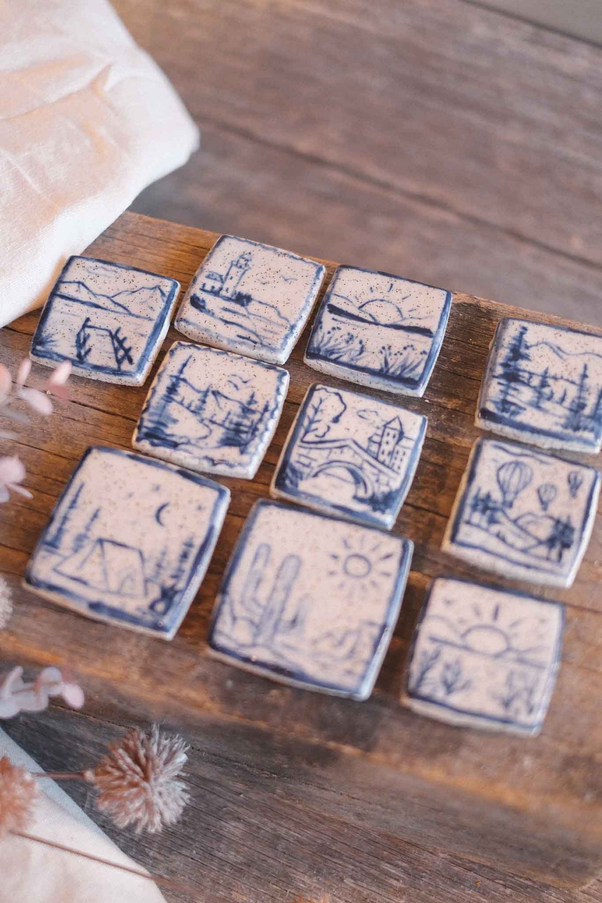 Small Postage Stamp Magnet – Scenes & Things – 4.5cm x 4.5cm