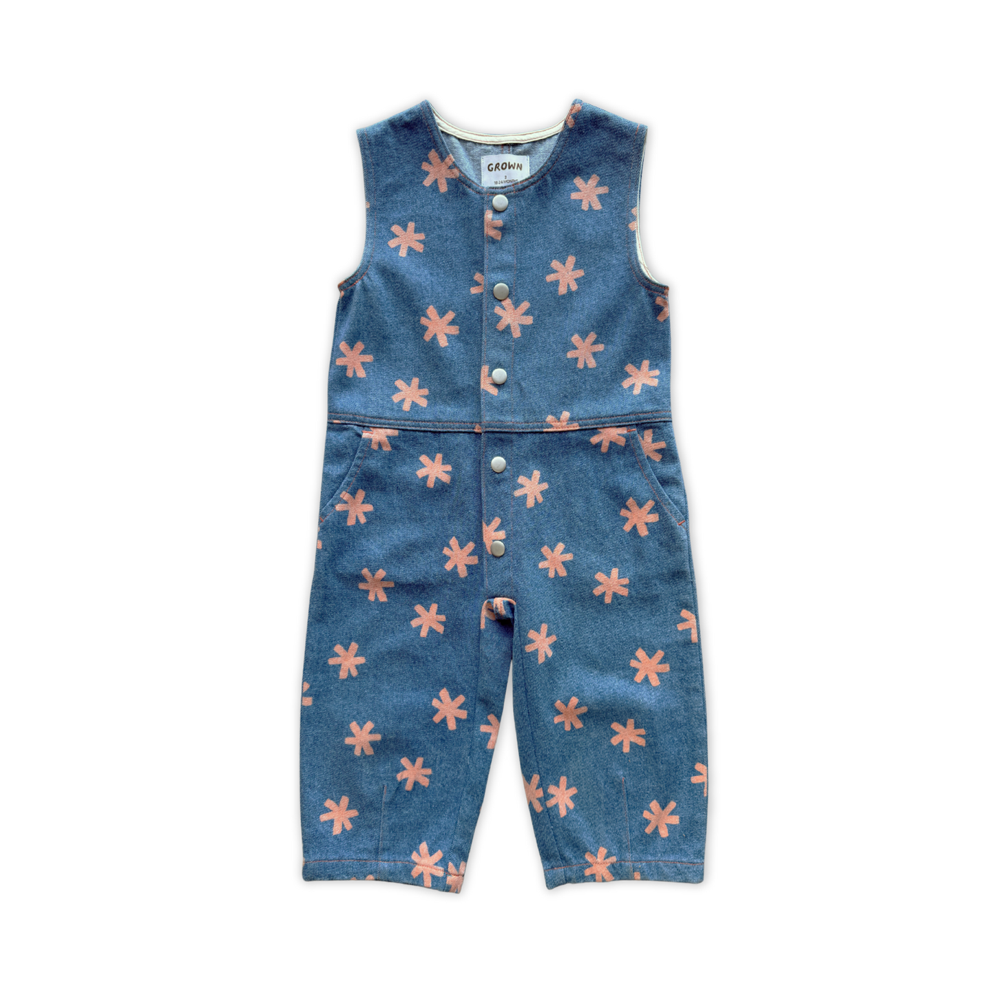 Organic Starlight Denim Jumpsuit
