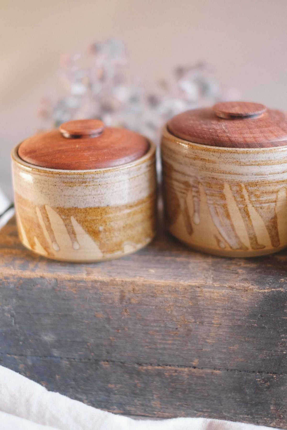 Jar with Blackwood Lid — Medium
