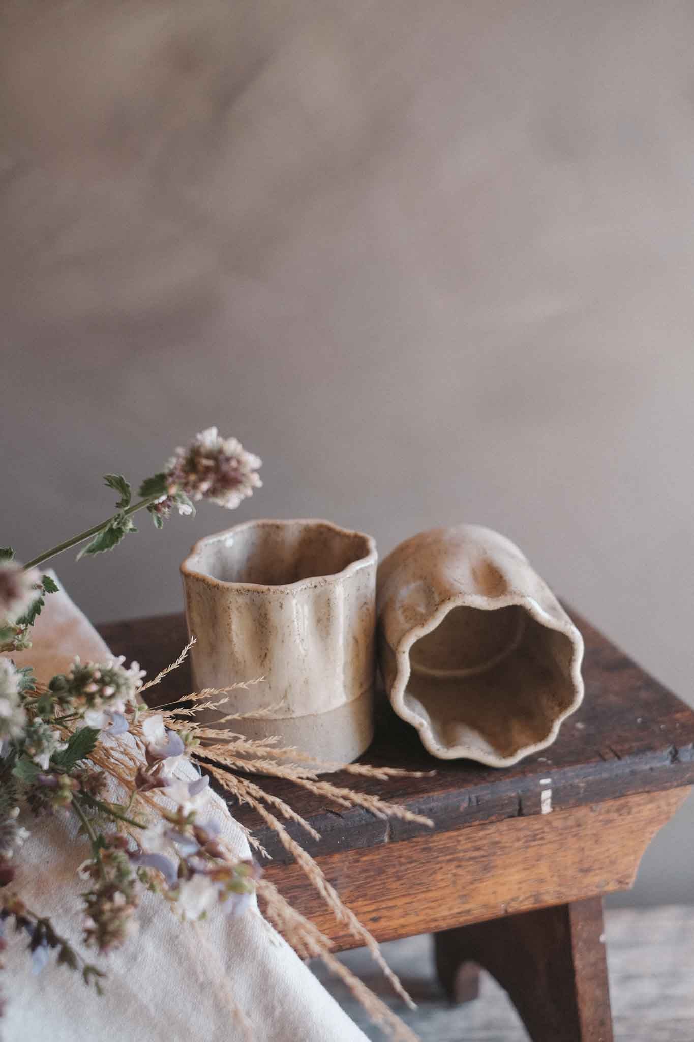 Ruffle Edge Latte Cup