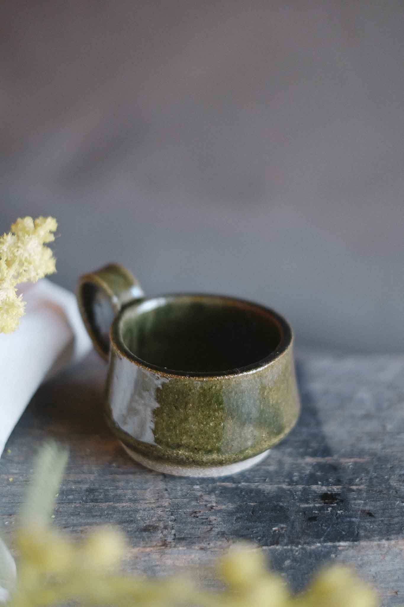 Handbuilt Ceramic Mug — Jade
