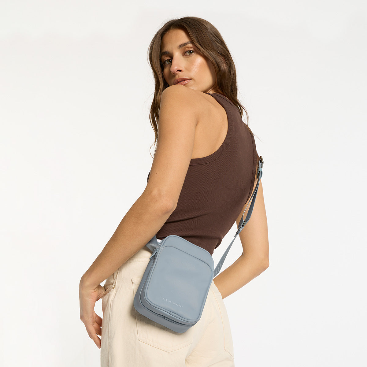 Winnie Recycled Bag - Soft Blue