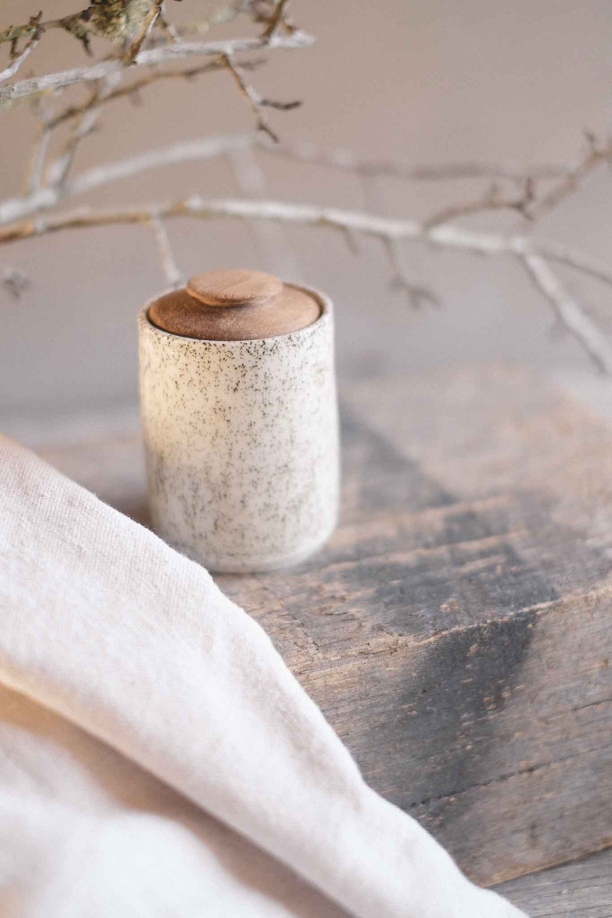 Jar with Sassafras Lid