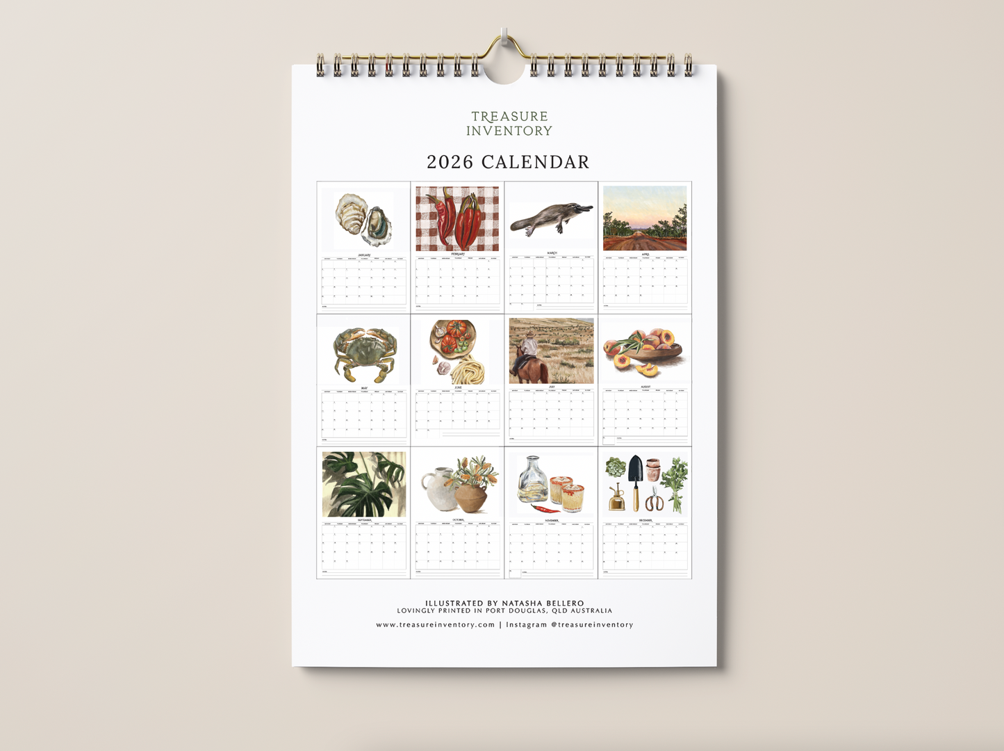 Signature A3 Calendar – 2026 Edition