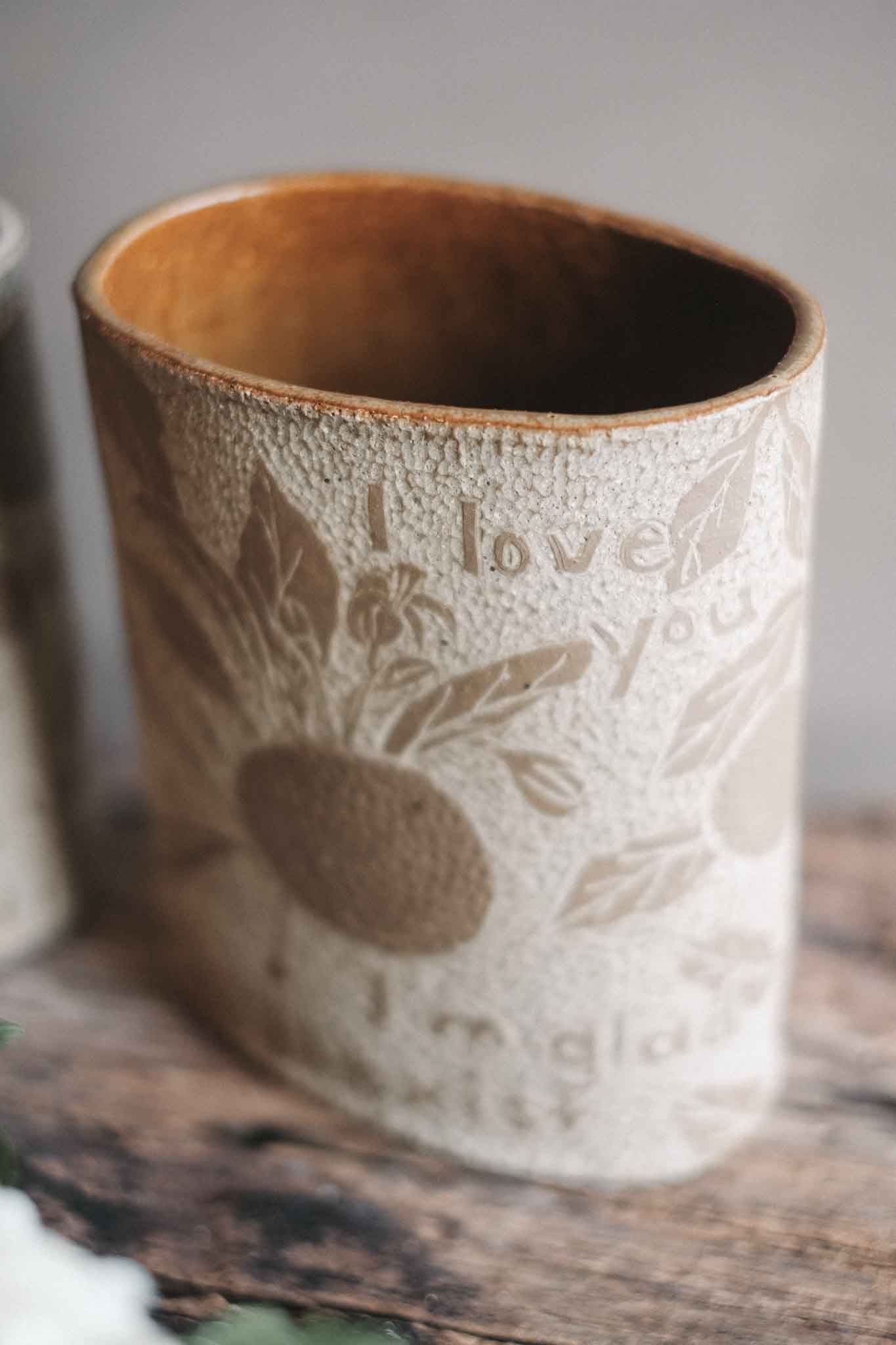 Pottery Poem Series — The Orange by Wendy Cope