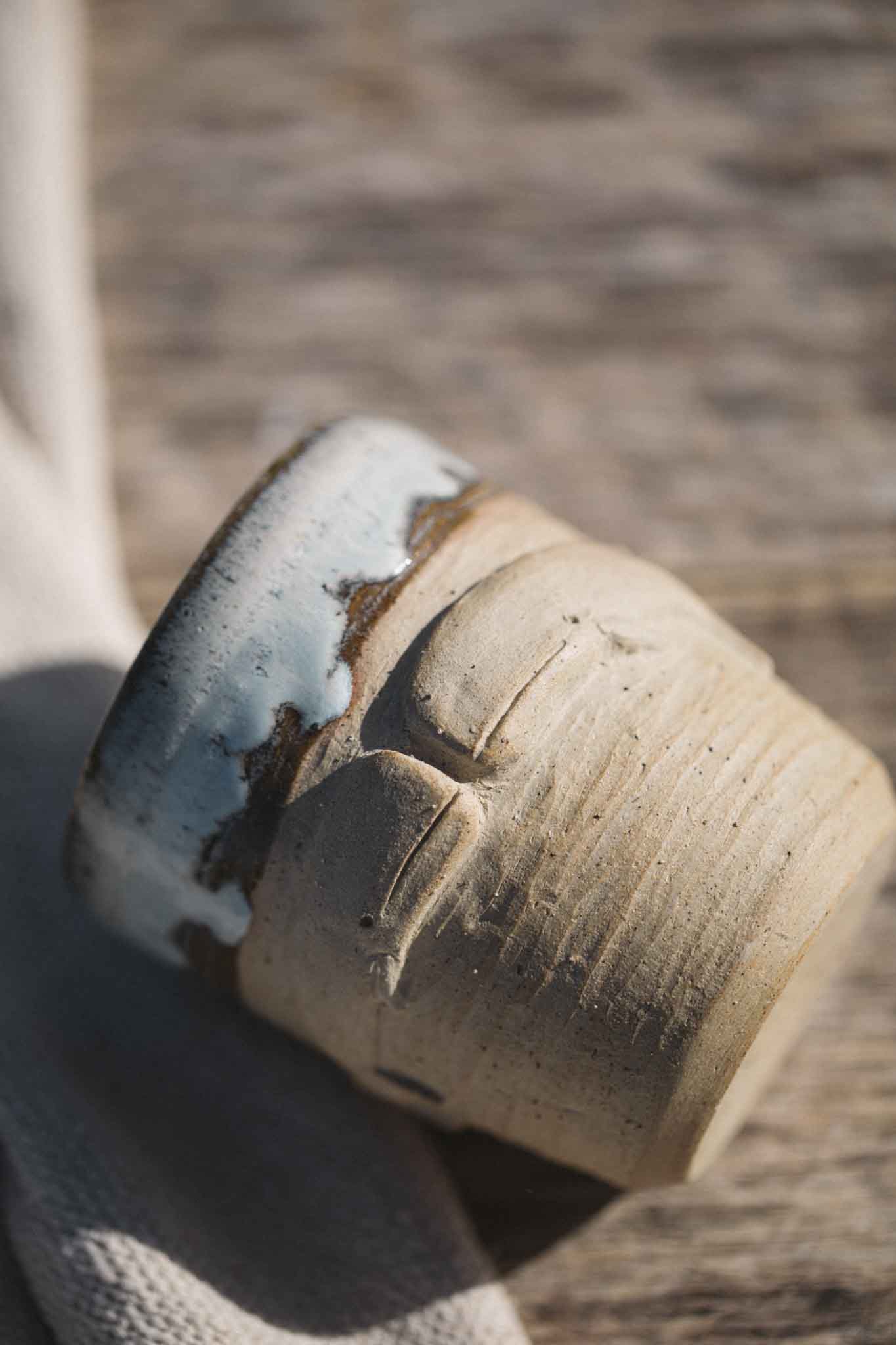 Tasmanian Wild Clay Whale Latte Cup