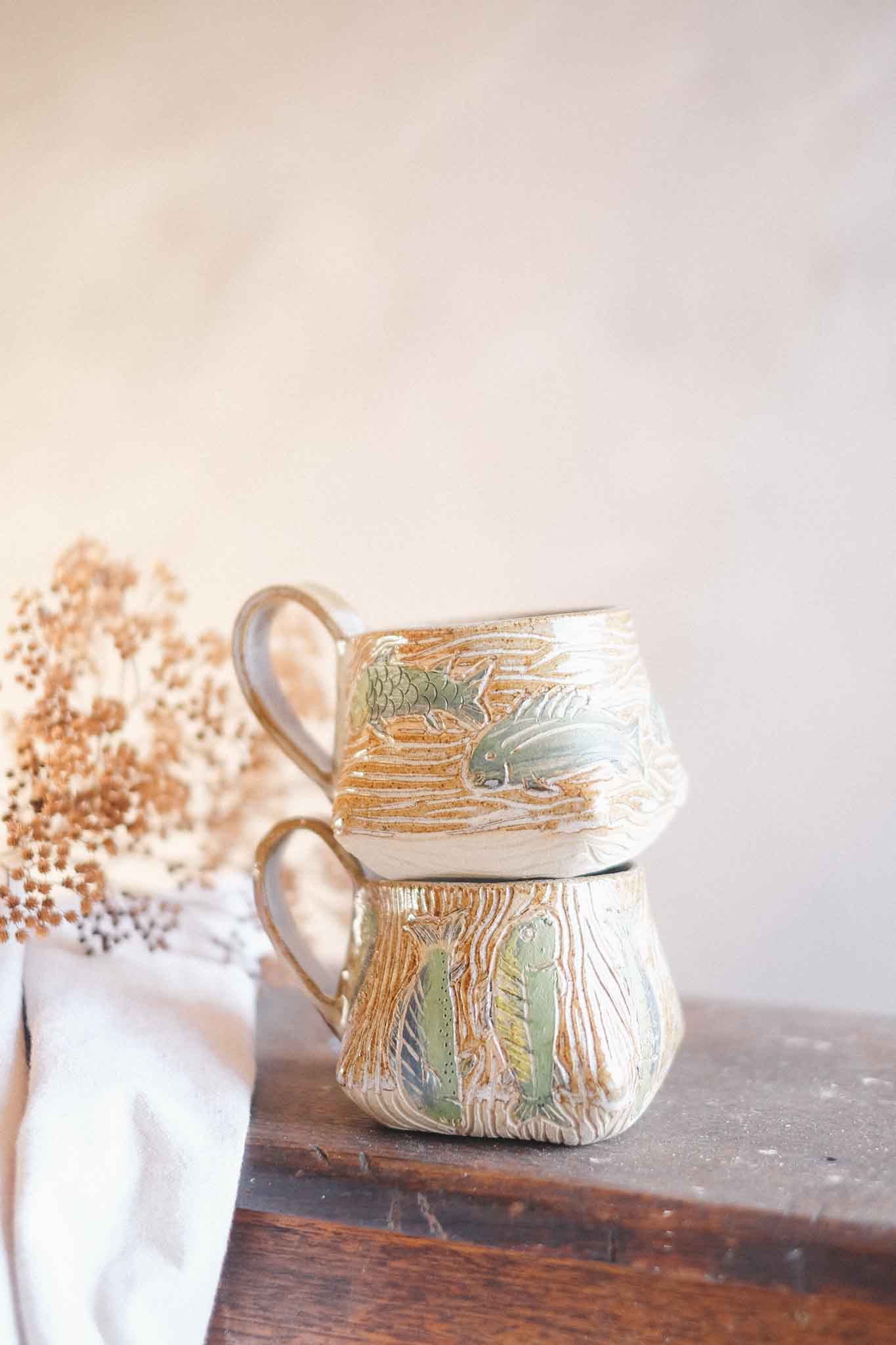 Blue Fishies Mug — Jane Chapman Collaboration — 300ml