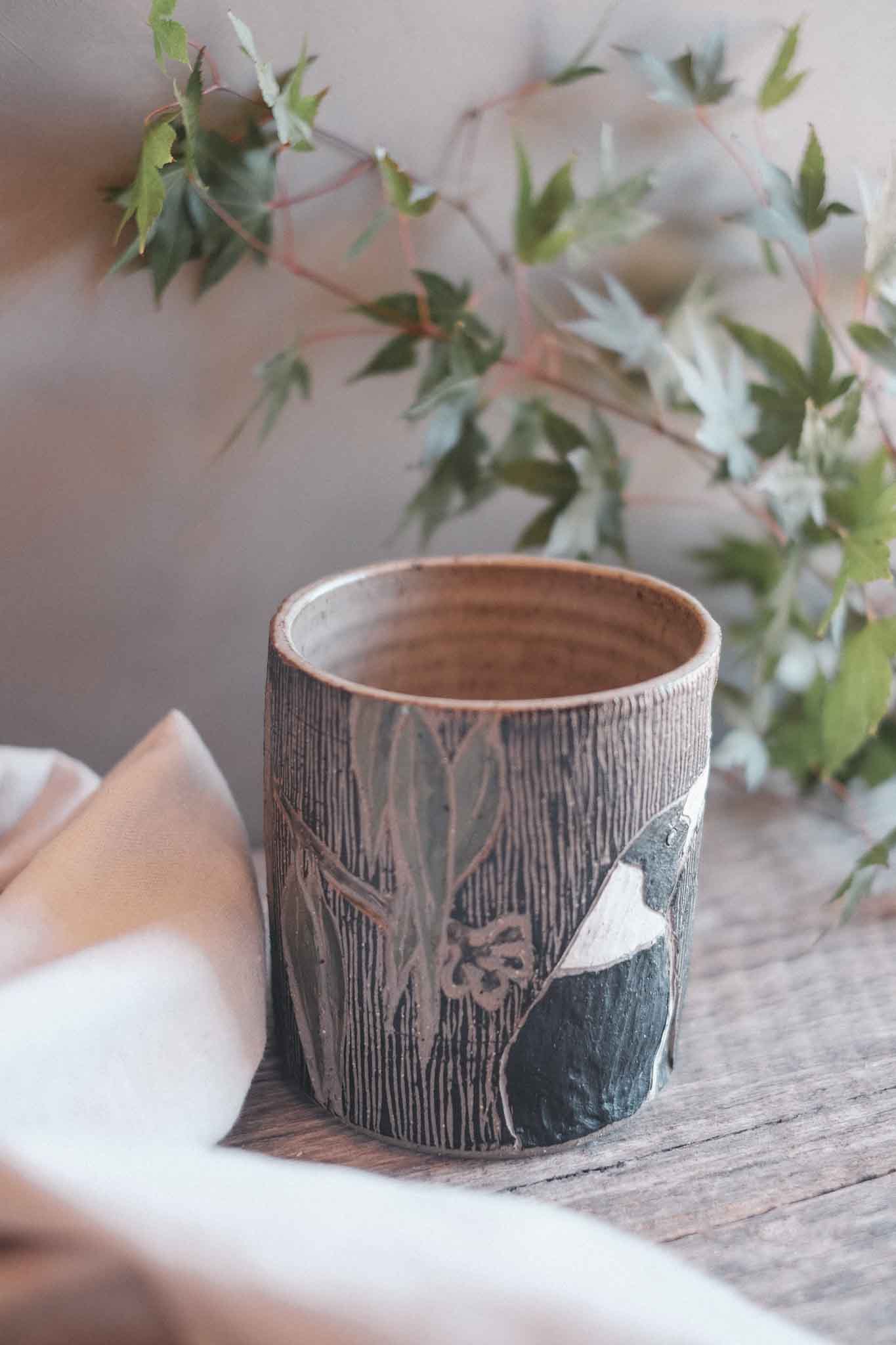 Magpie & Gumleaf Utensil Holder / Large Vase