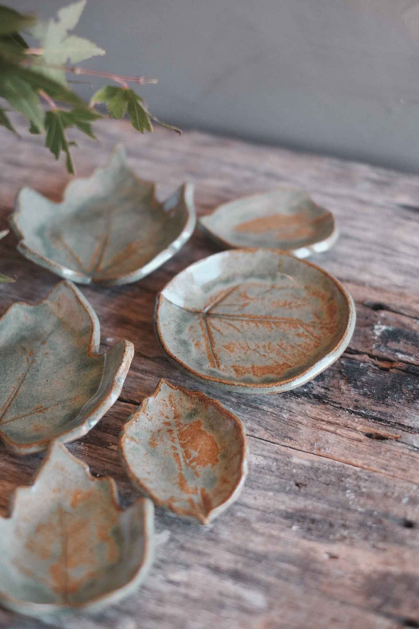 Sage Leaf Trinket Dish | Medium
