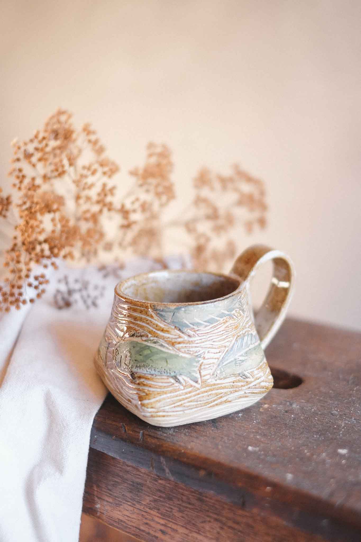 Blue Fishies Mug — Jane Chapman Collaboration — 300ml