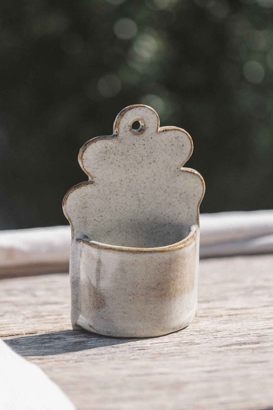 Handcrafted Ceramic Wall Hanging Vase | Curvy