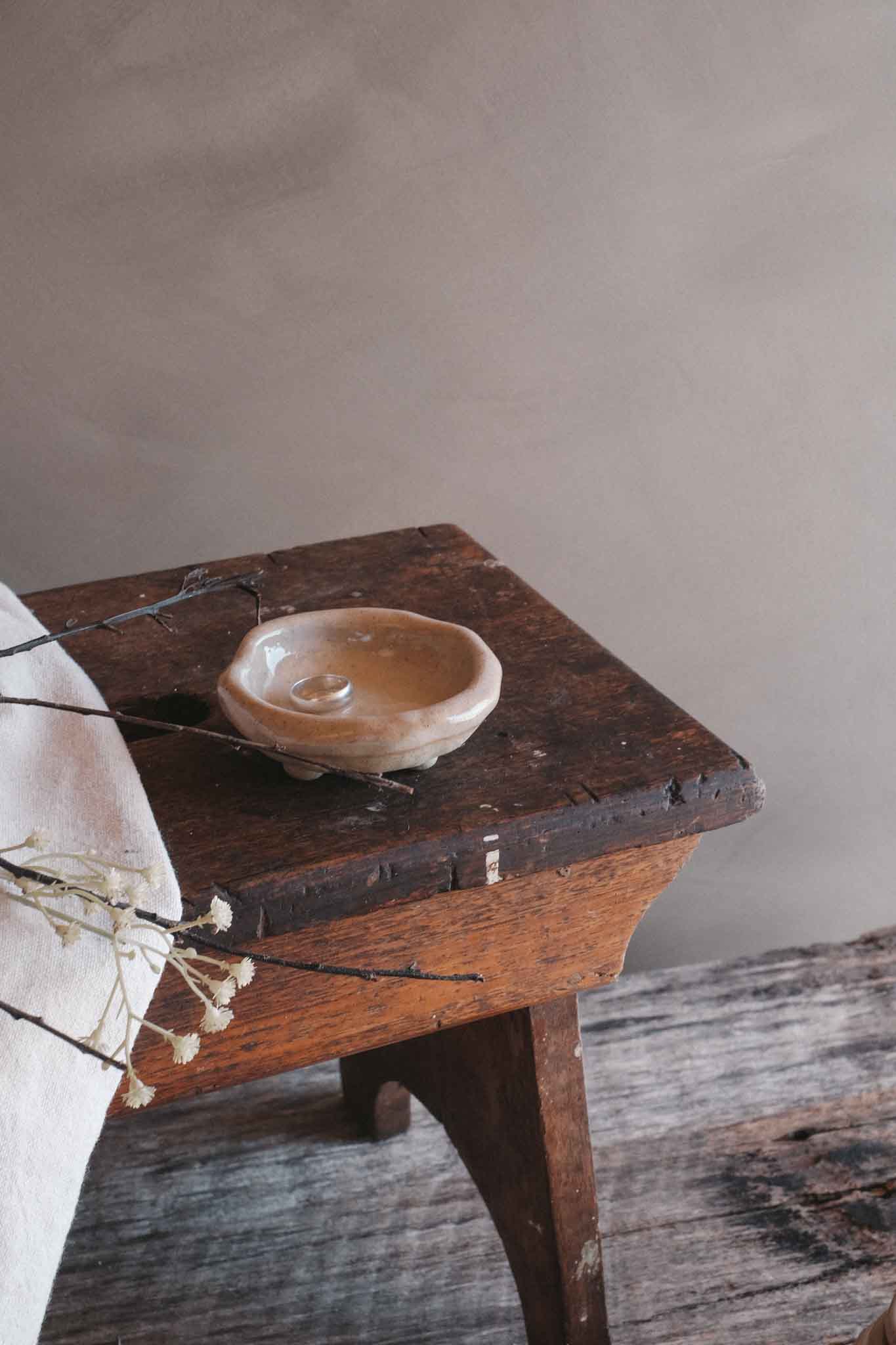 Wabi Sabi Dish | Crackle Glaze