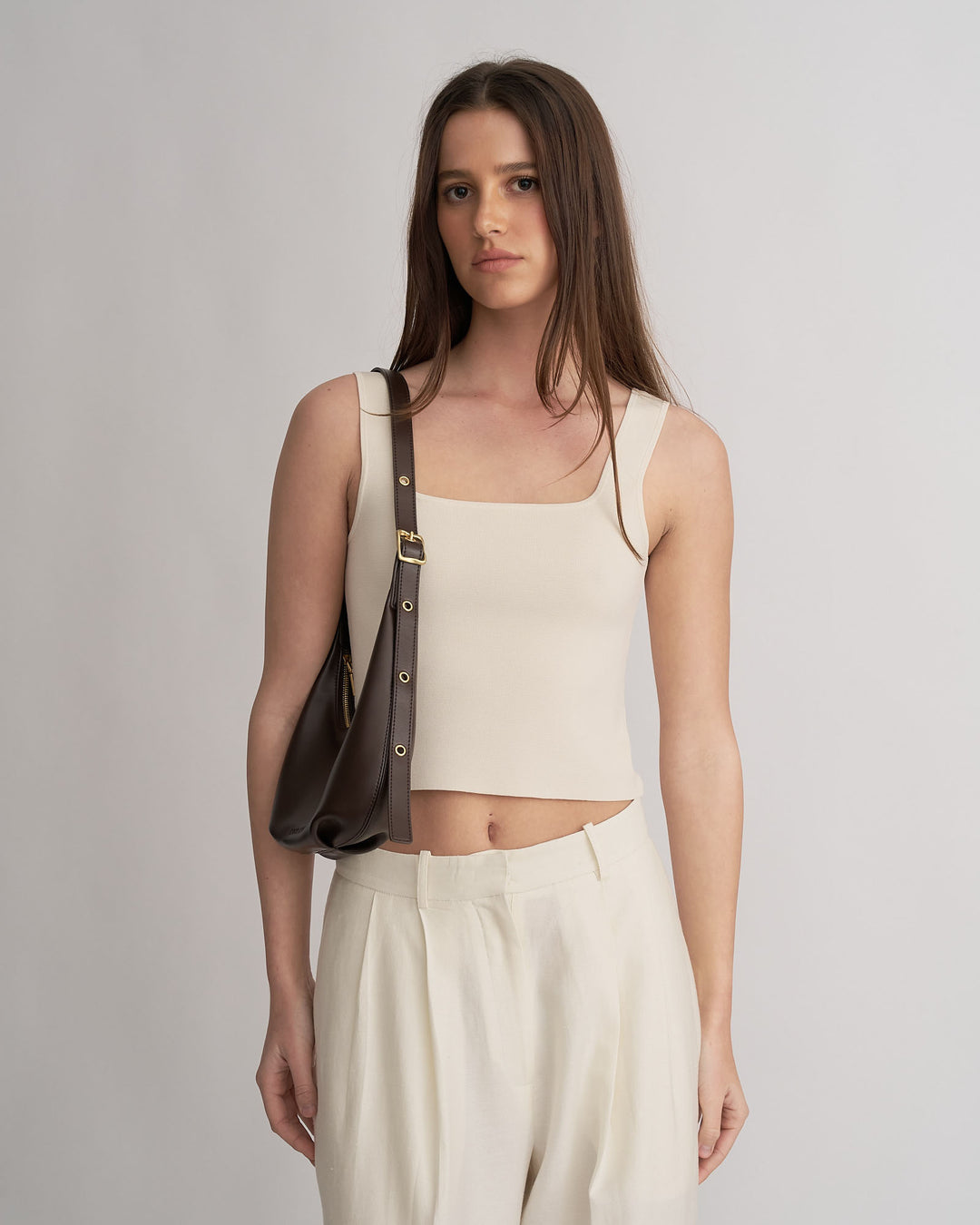 Everyday Croissant Mini Bag | Chocolate