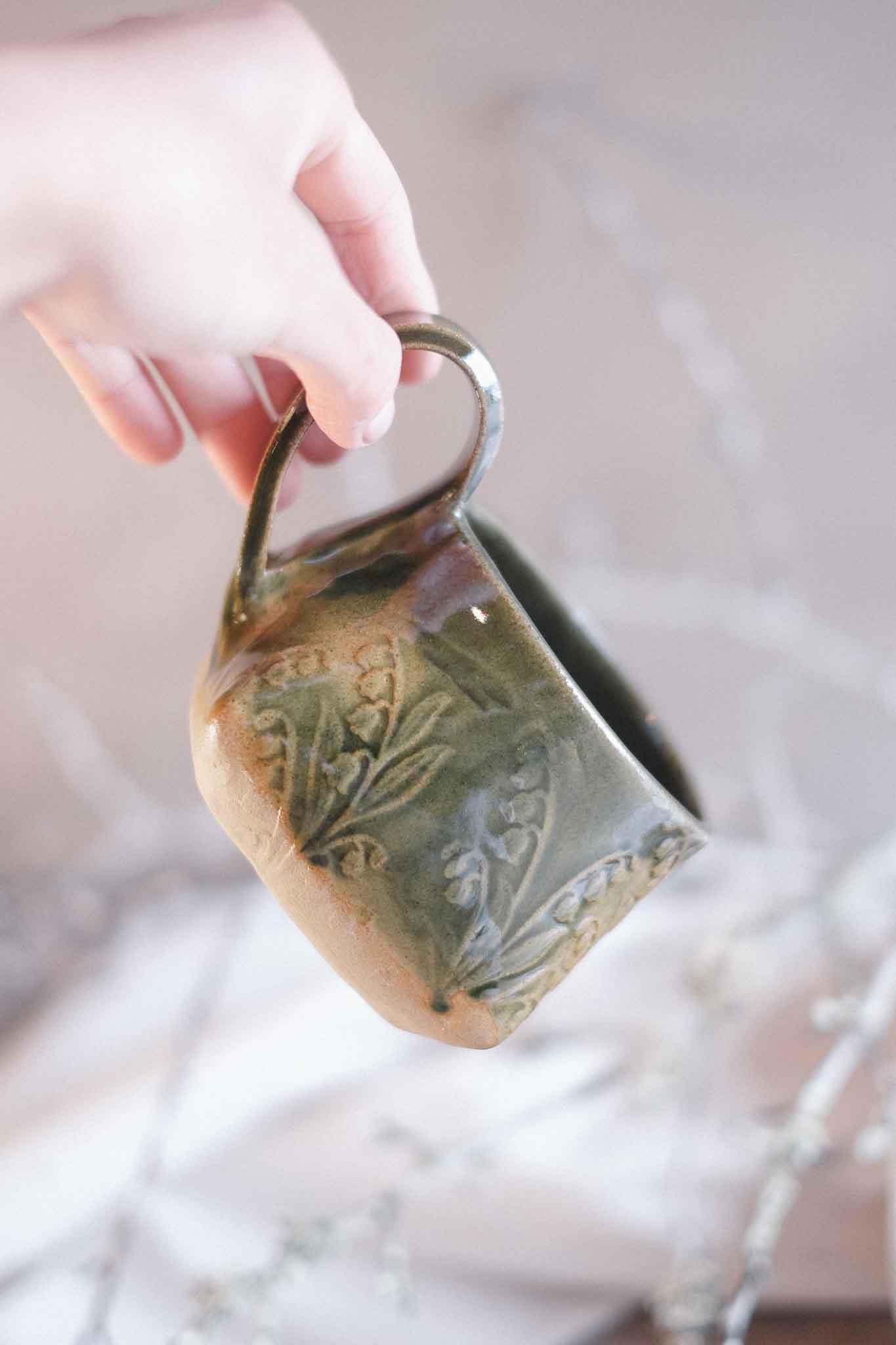 The Folded Mug — Jade Pattern