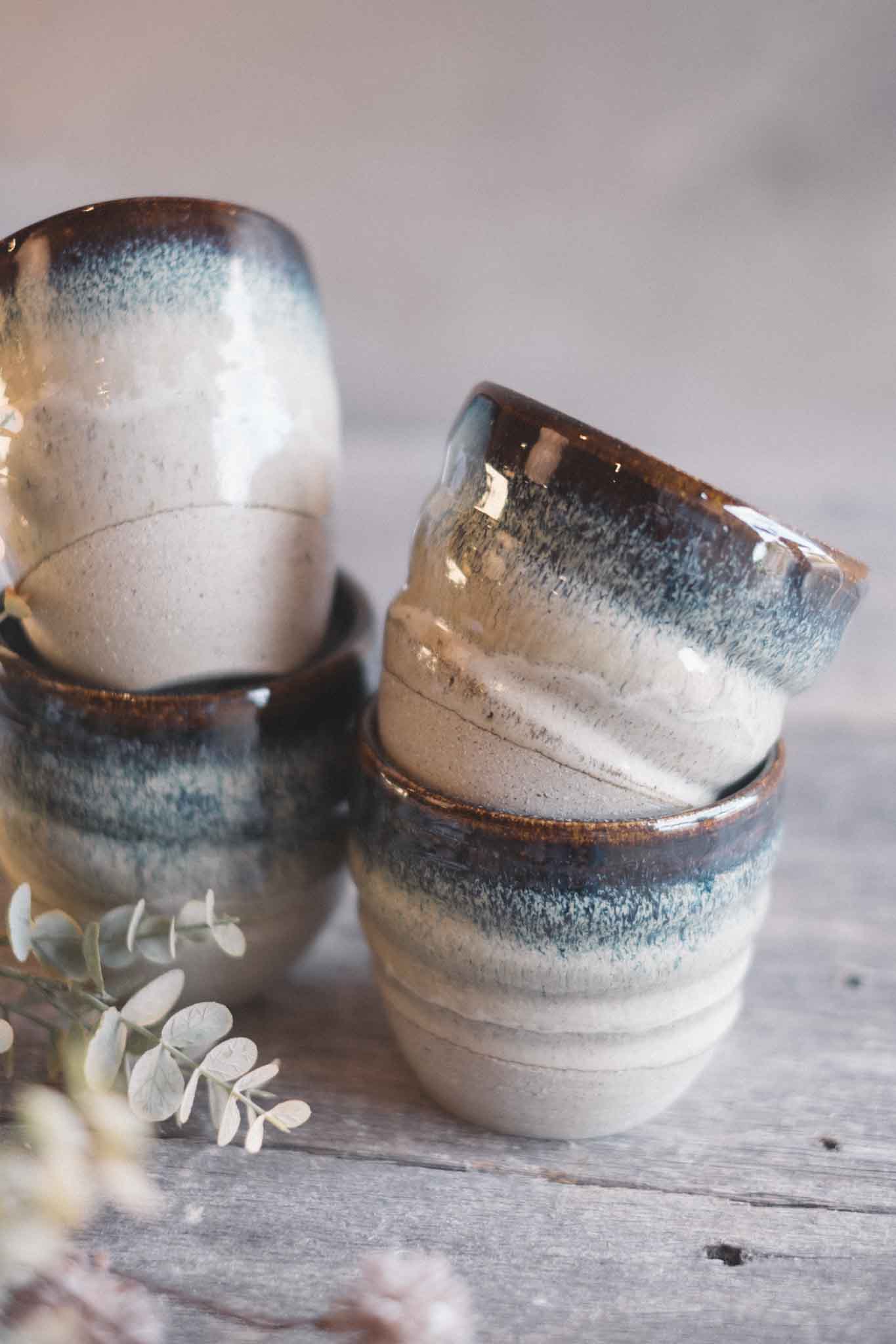 Handmade Latte Cup — Ember