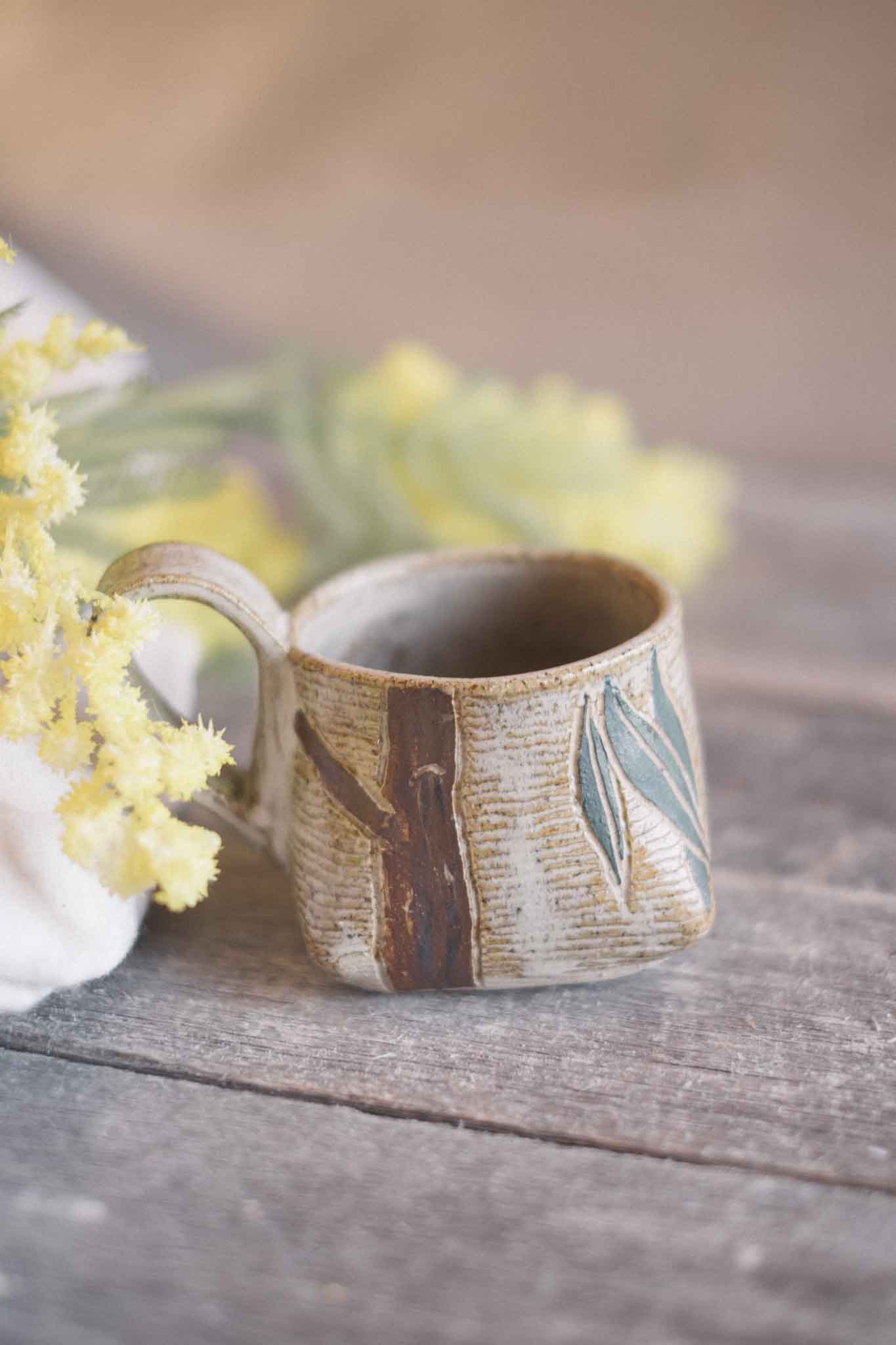 Carved Kookaburra Mug — Jane Chapman Collaboration